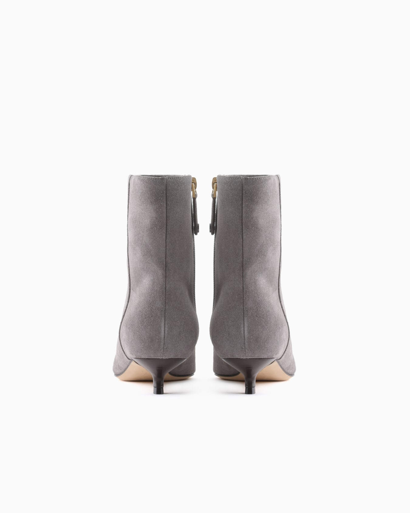 Suede heeled ankle boots Diapositiva 2