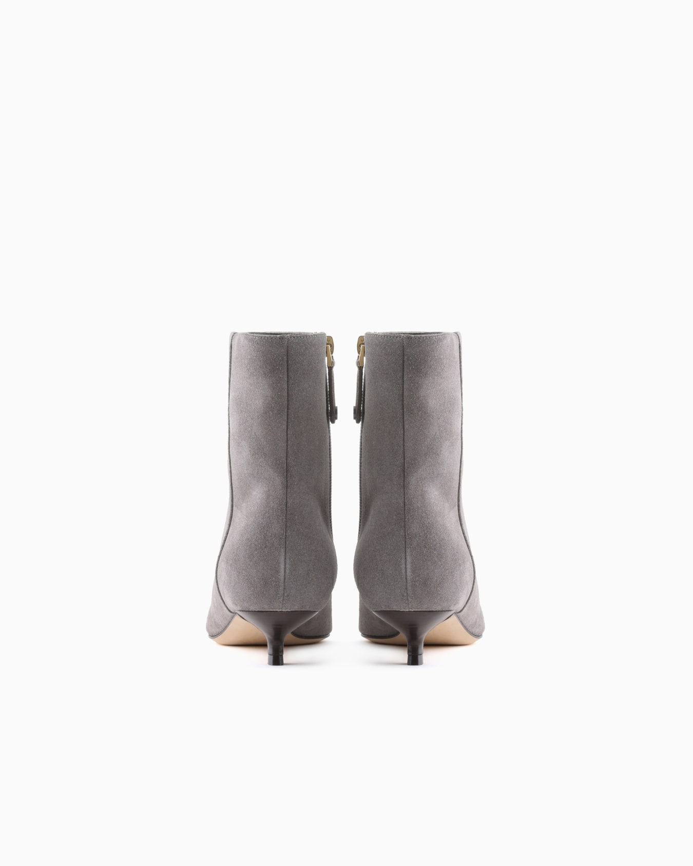 Suede heeled ankle boots Slide 2