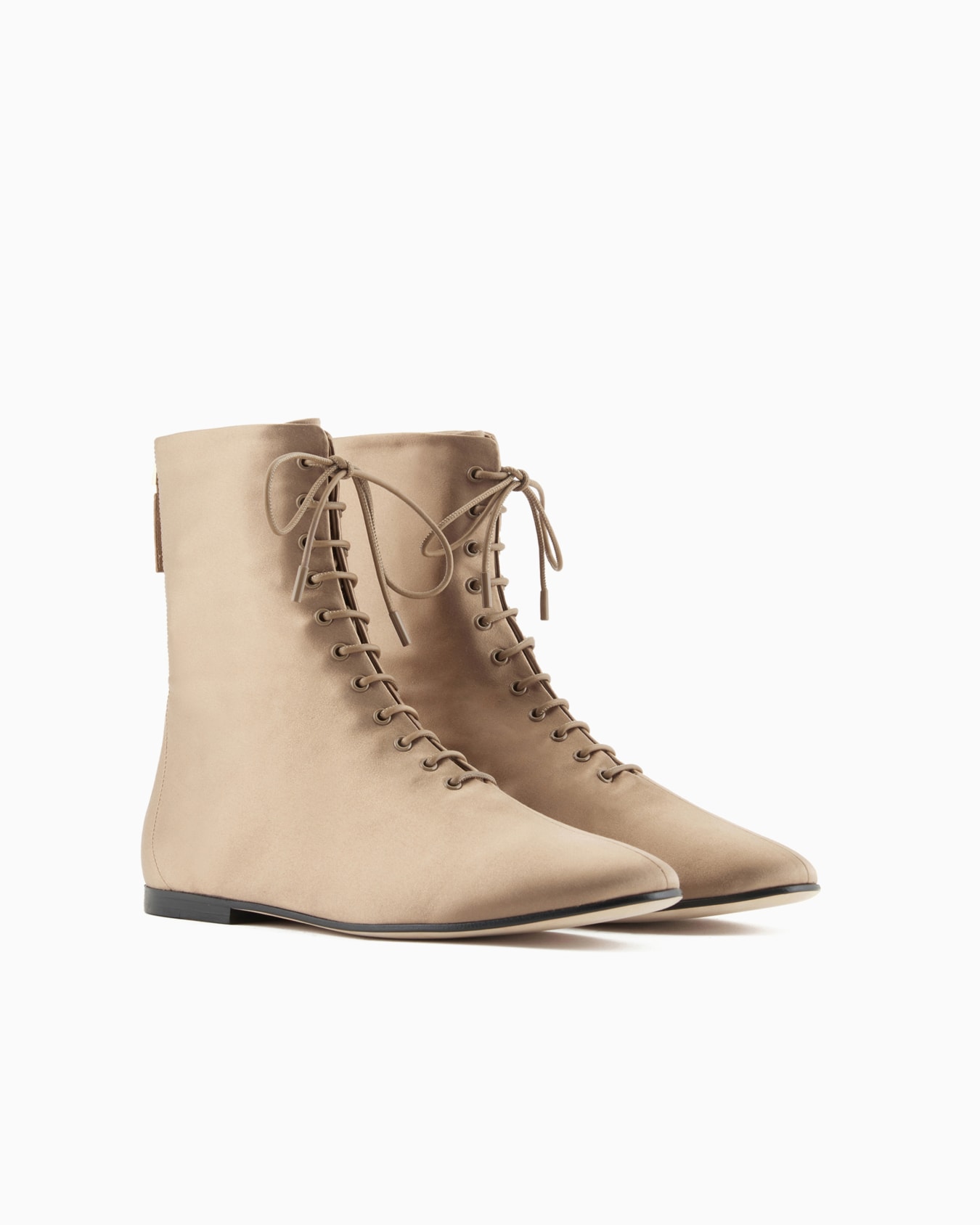 Satin ankle boots Slide 1