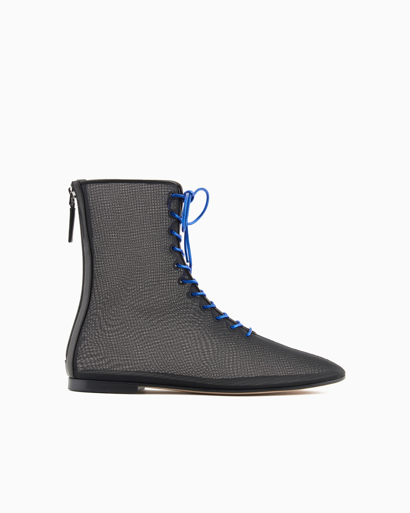 Stiefeletten aus Tüll und Nappaleder Folie 0