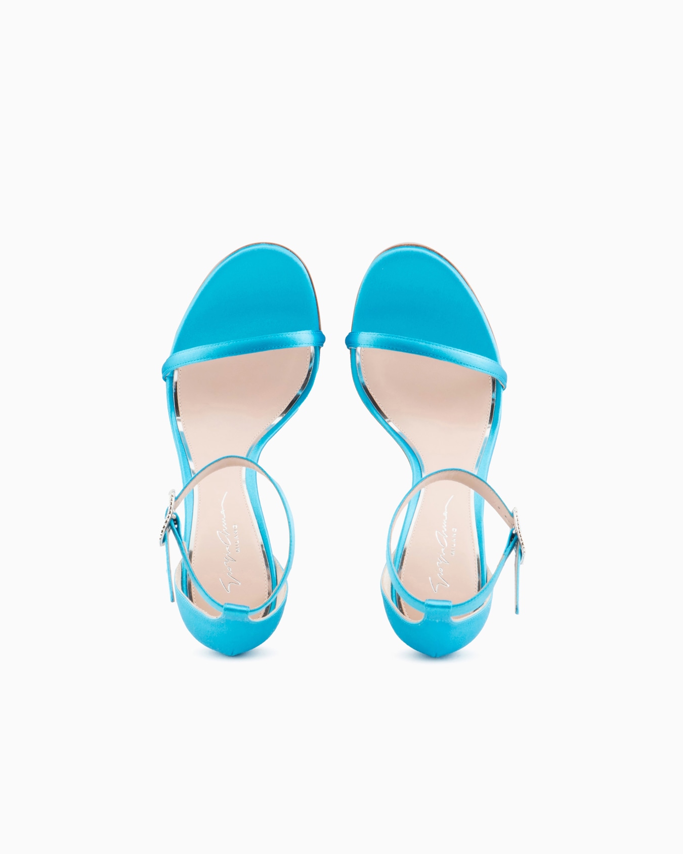 Satin heeled sandals Slide 2