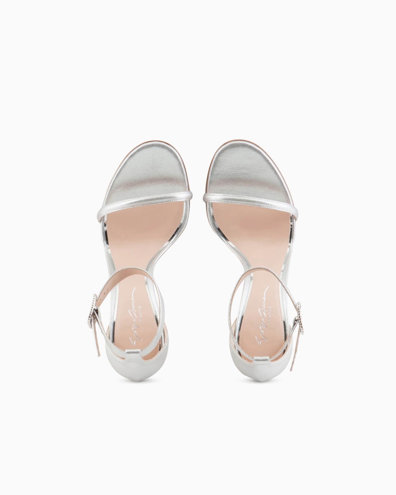 Lurex heeled sandals Slide 2