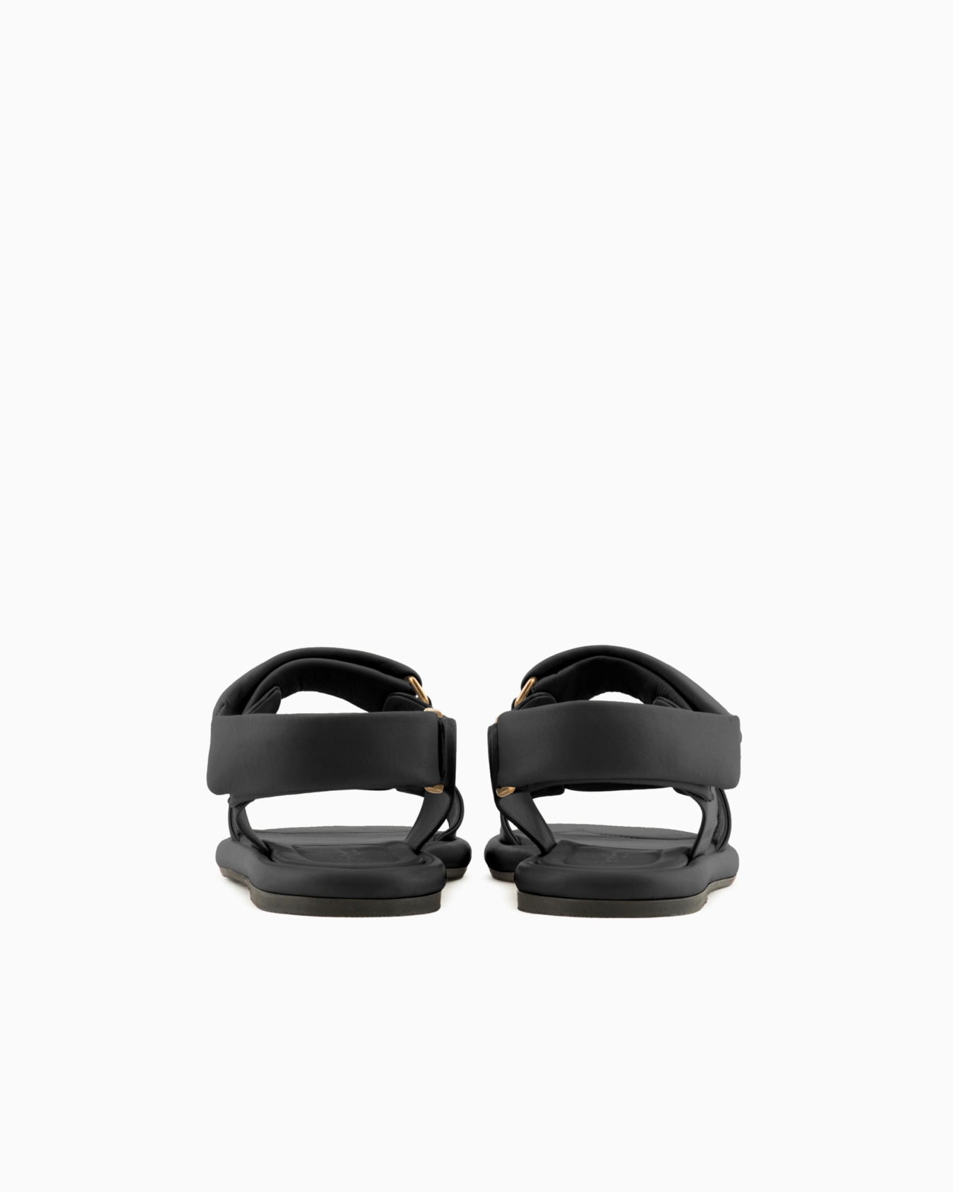 Padded nappa-leather flat sandals Slide 3