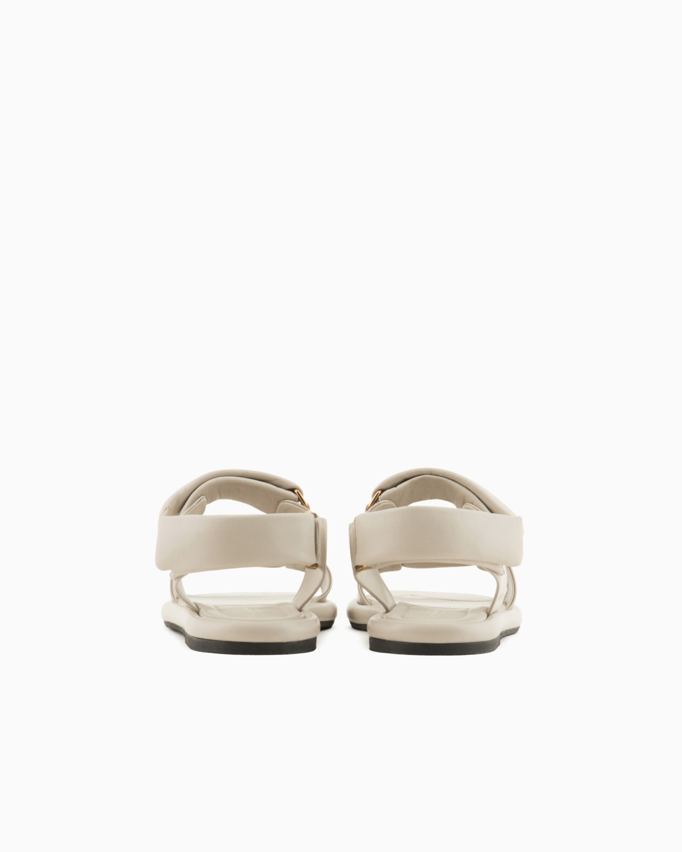 Padded nappa-leather flat sandals Slide 3