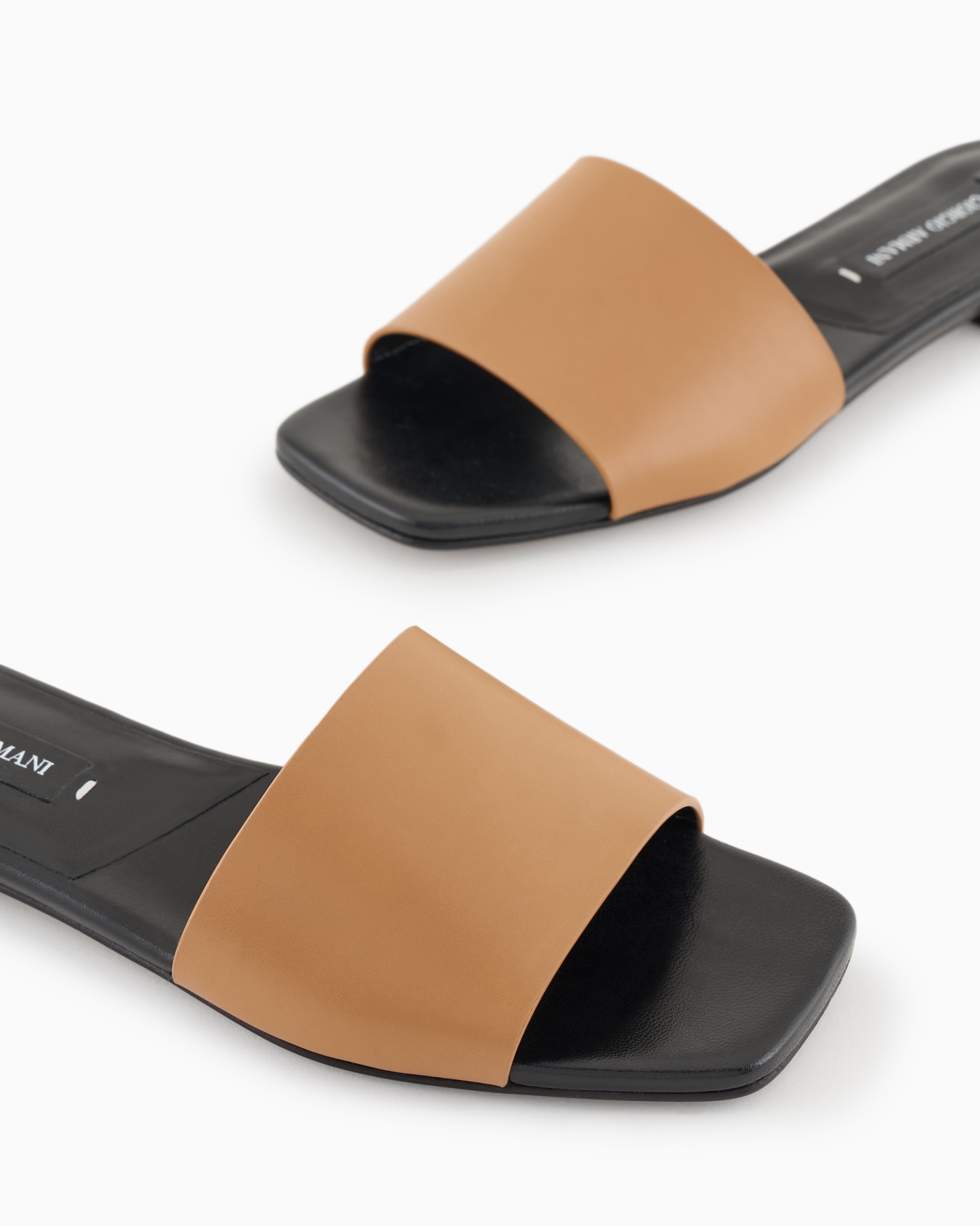 Giorgio Armani x 10 Corso Como calfskin flat sandals Slide 4