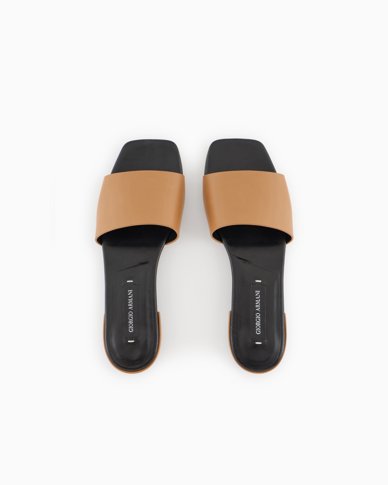 Giorgio Armani x 10 Corso Como calfskin flat sandals Slide 2