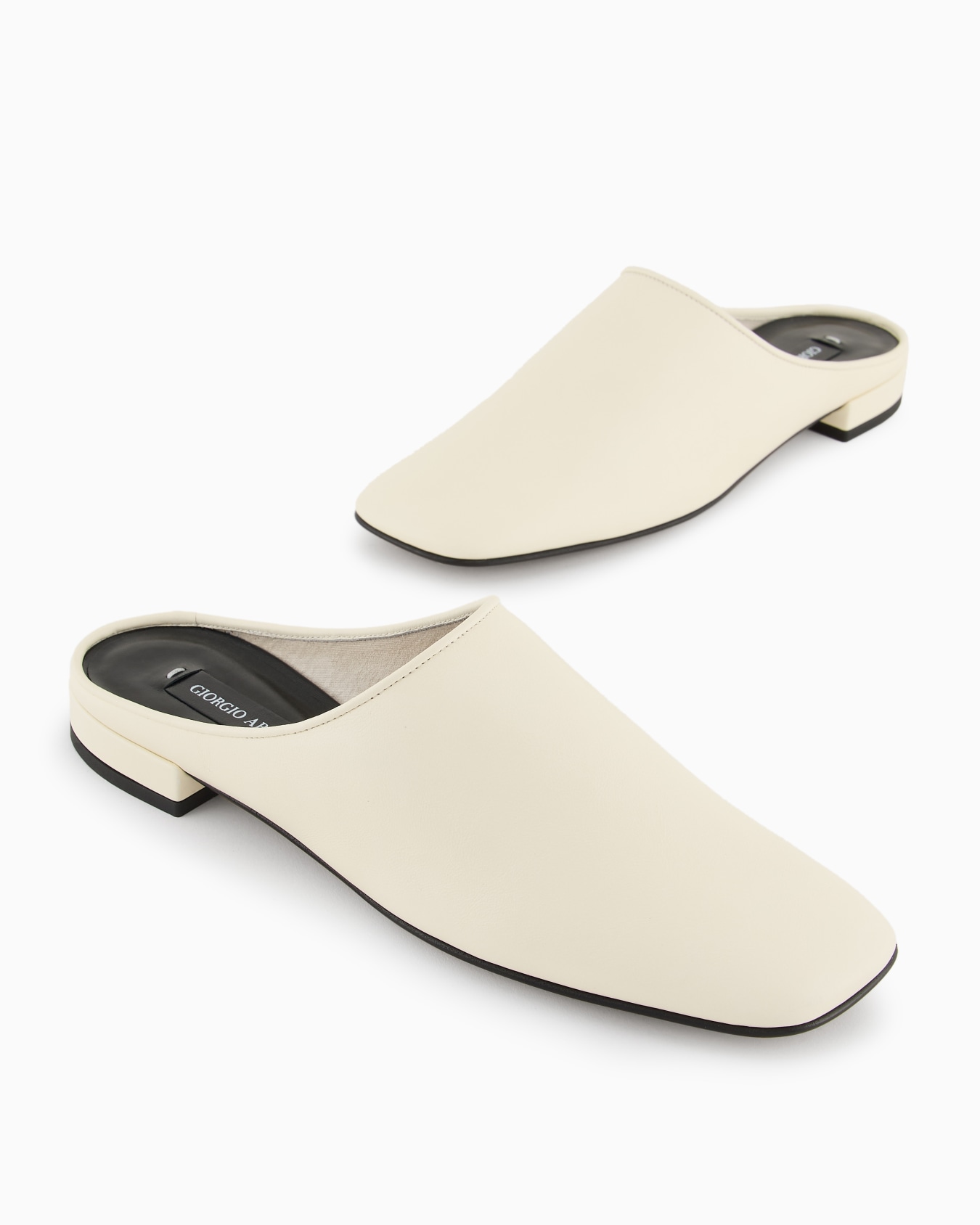 Sabots en cuir de veau Giorgio Armani x 10 Corso Como Diapositive 4