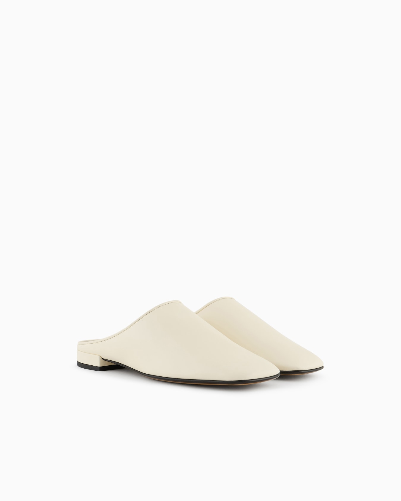 Sabots en cuir de veau Giorgio Armani x 10 Corso Como Diapositive 1