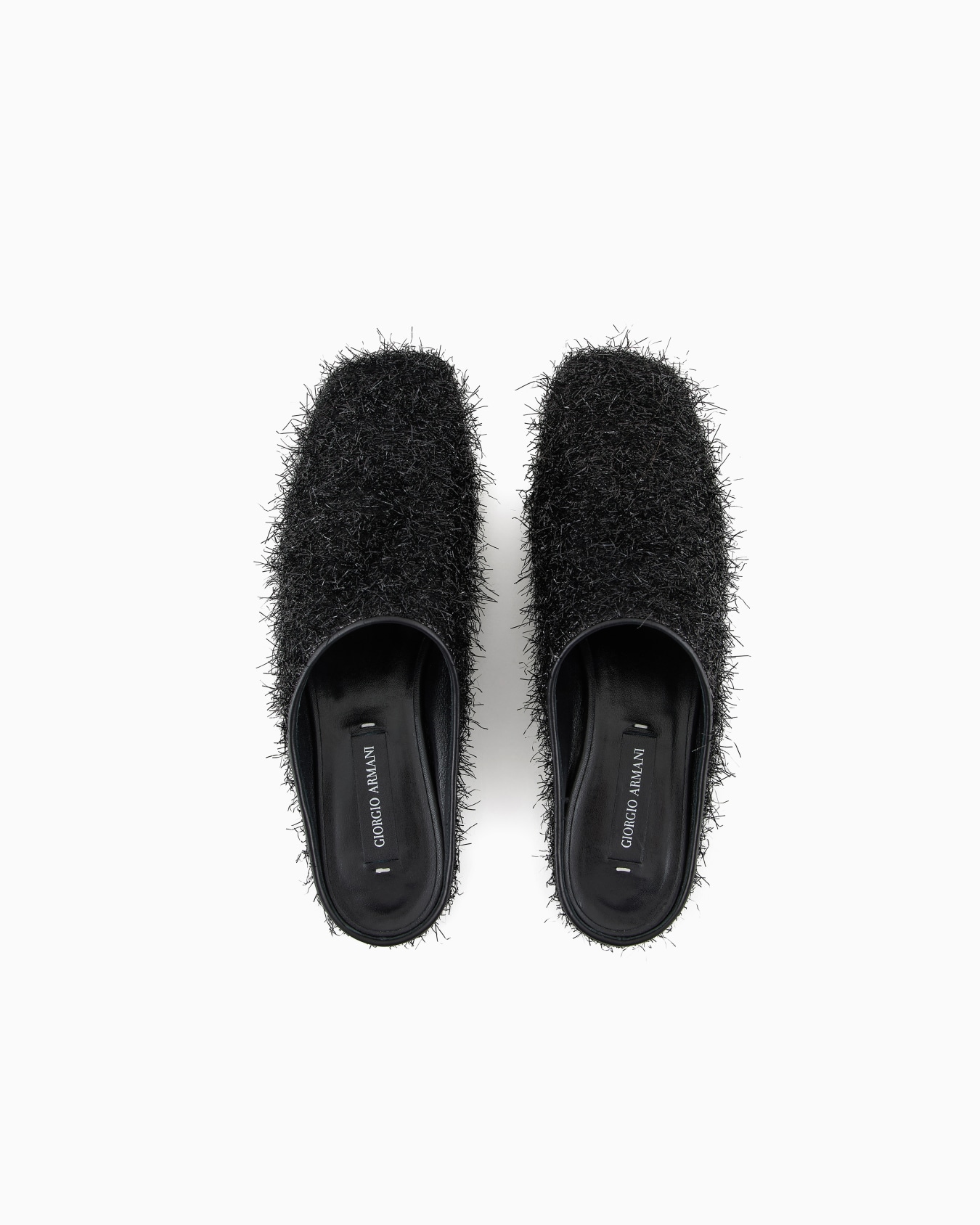 Giorgio Armani x 10 Corso Como mules in fur-effect fabric Slide 2