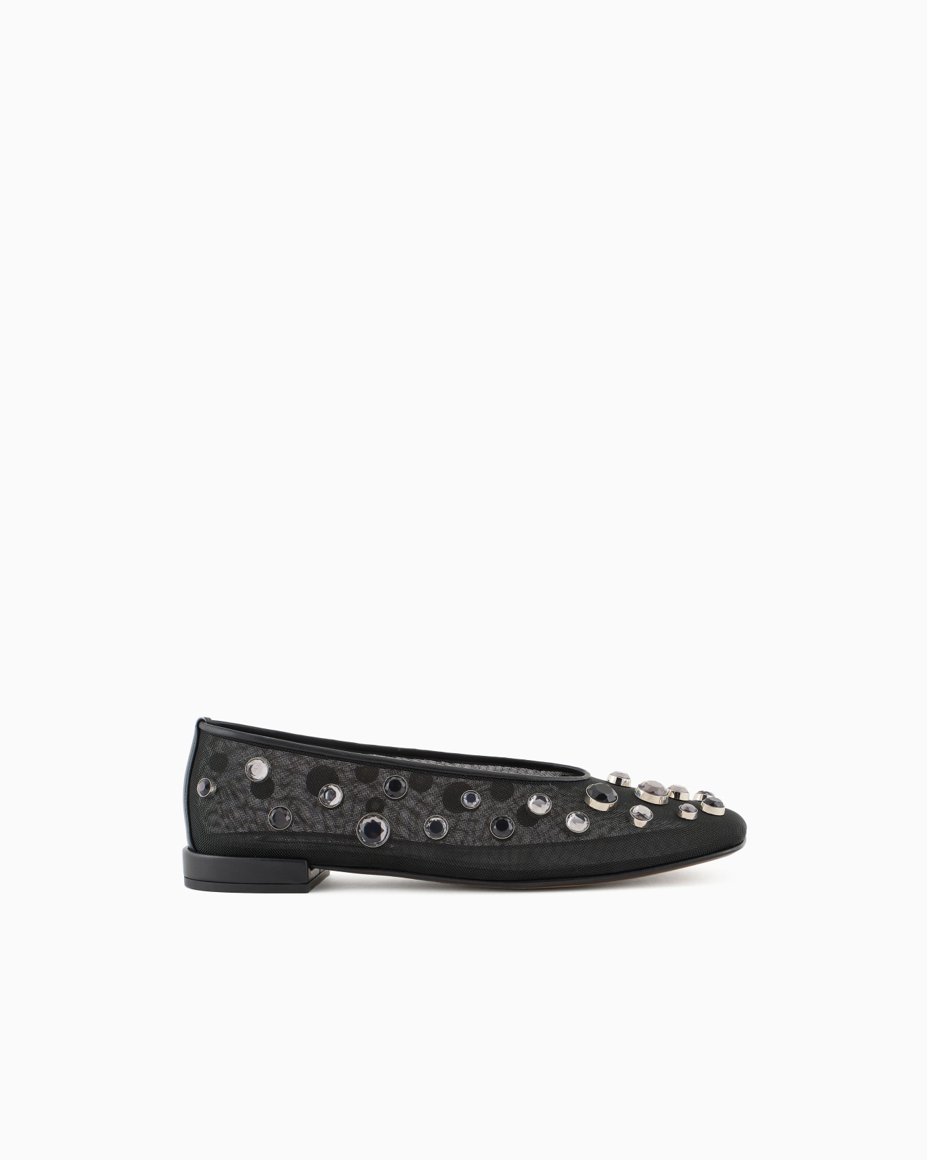 Giorgio Armani x 10 Corso Como Ballerine in rete e strass incastonati Slide 0