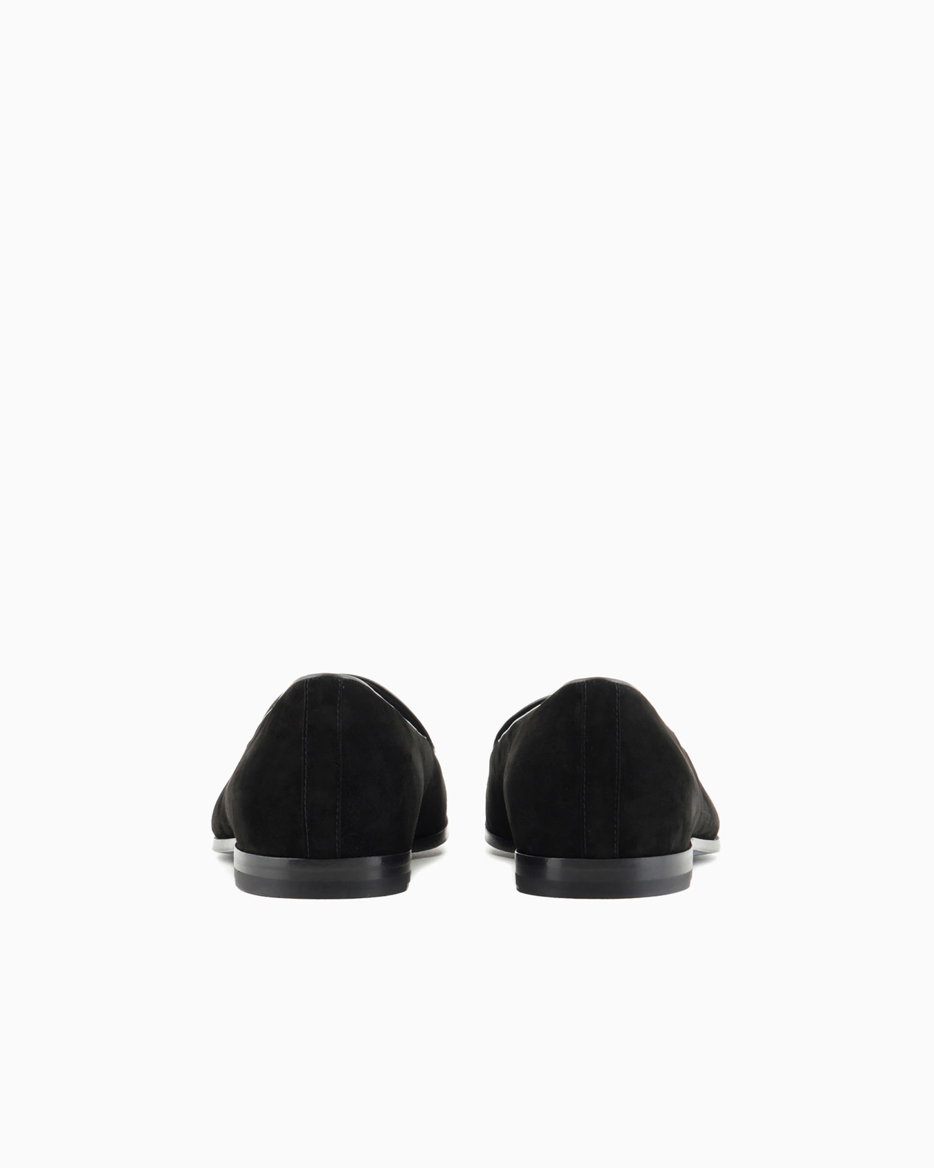 Suede loafers with embroidered logo Slide 3