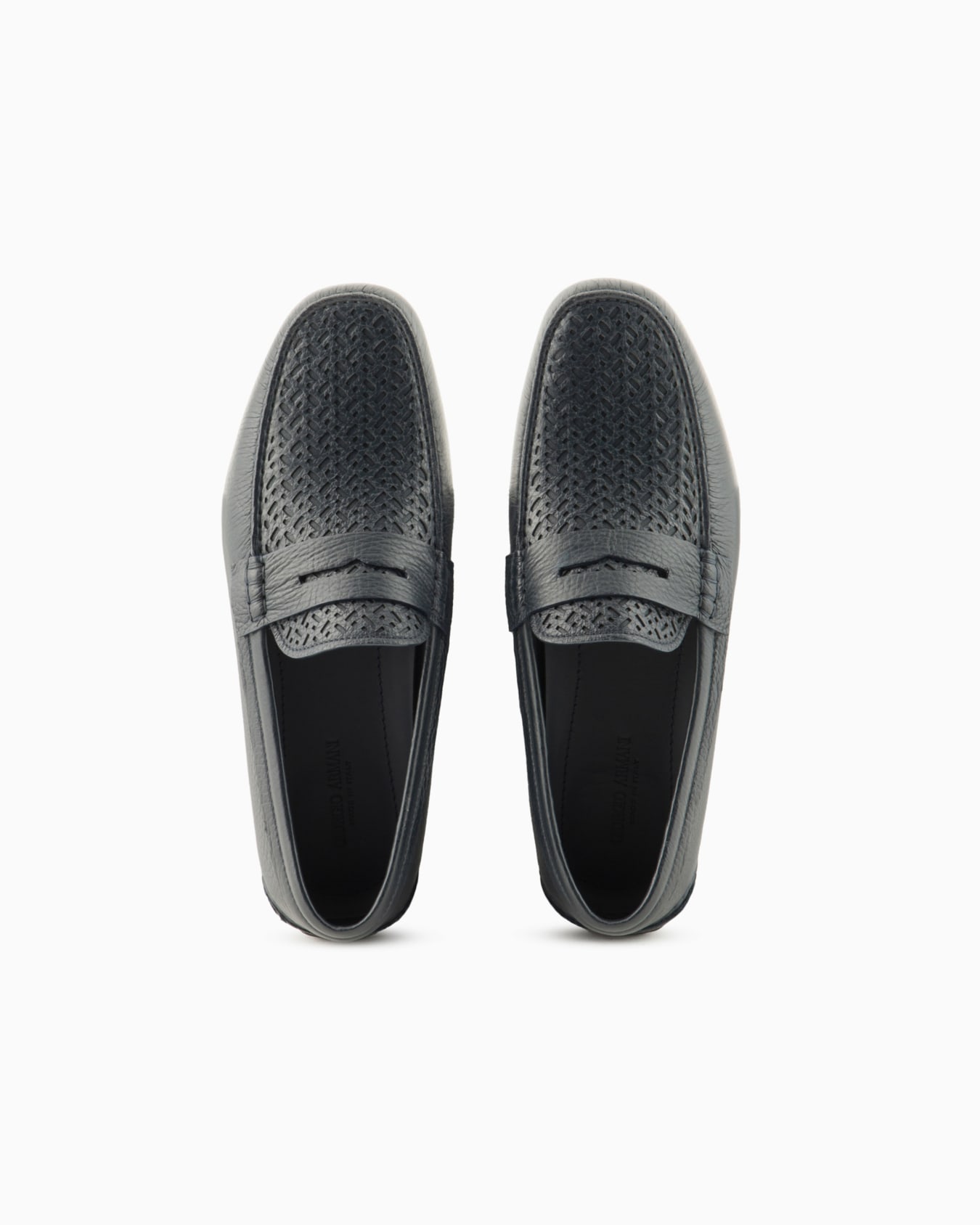 Deerskin and nappa-leather loafers Slide 2