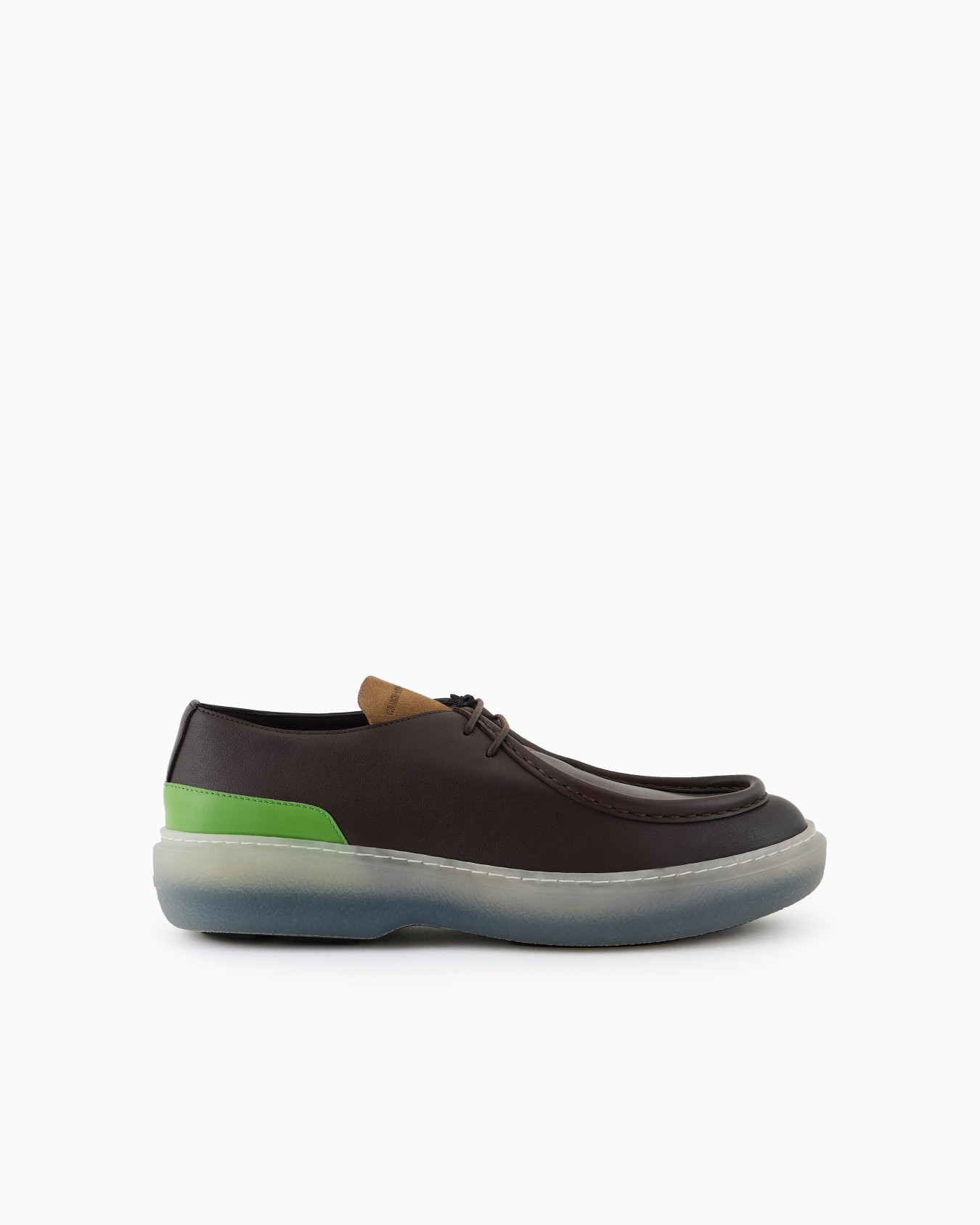 Zapatos con cordones de piel, ante y napa Diapositiva 0