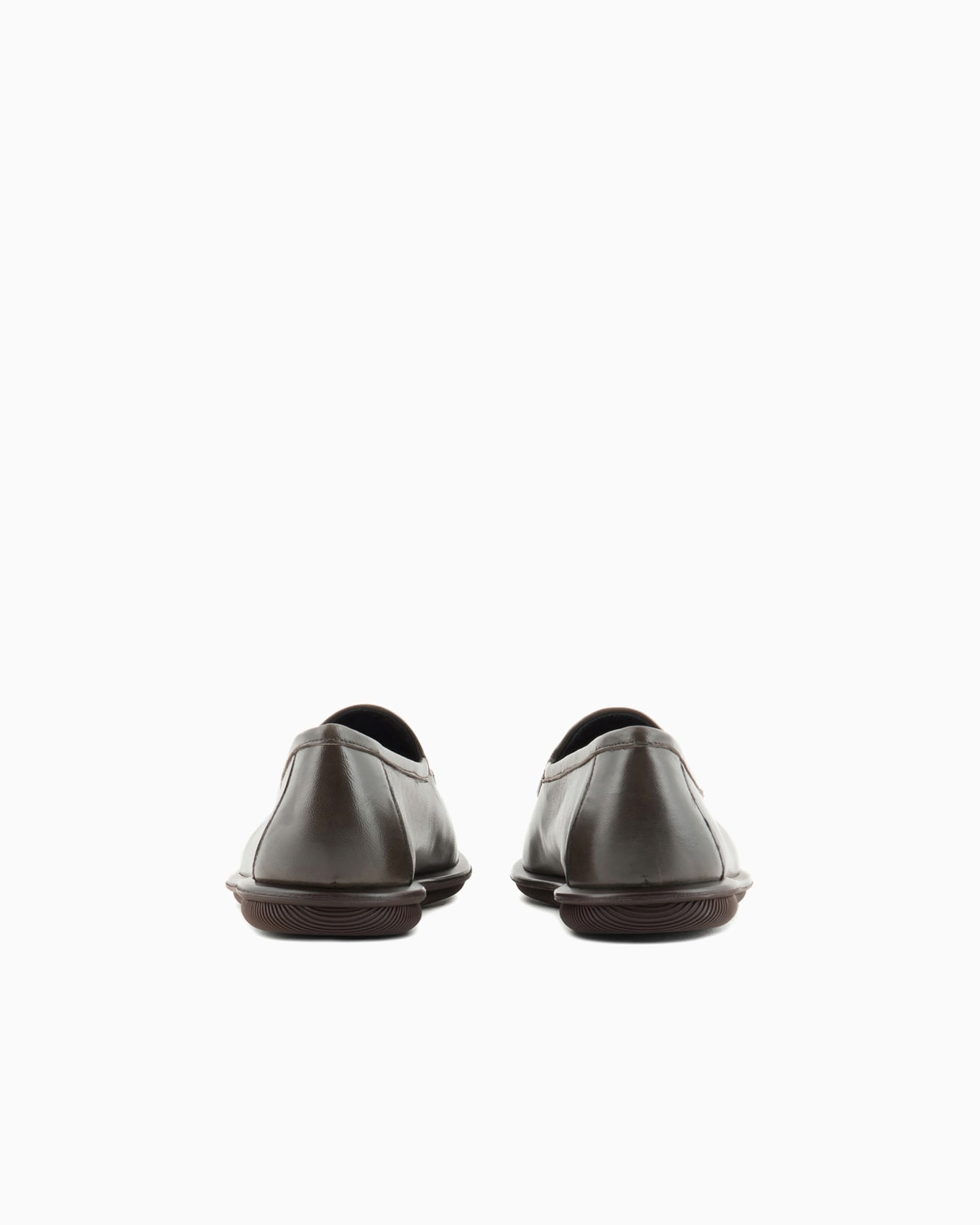 Mocasines de napa vintage con logotipo bordado Diapositiva 3