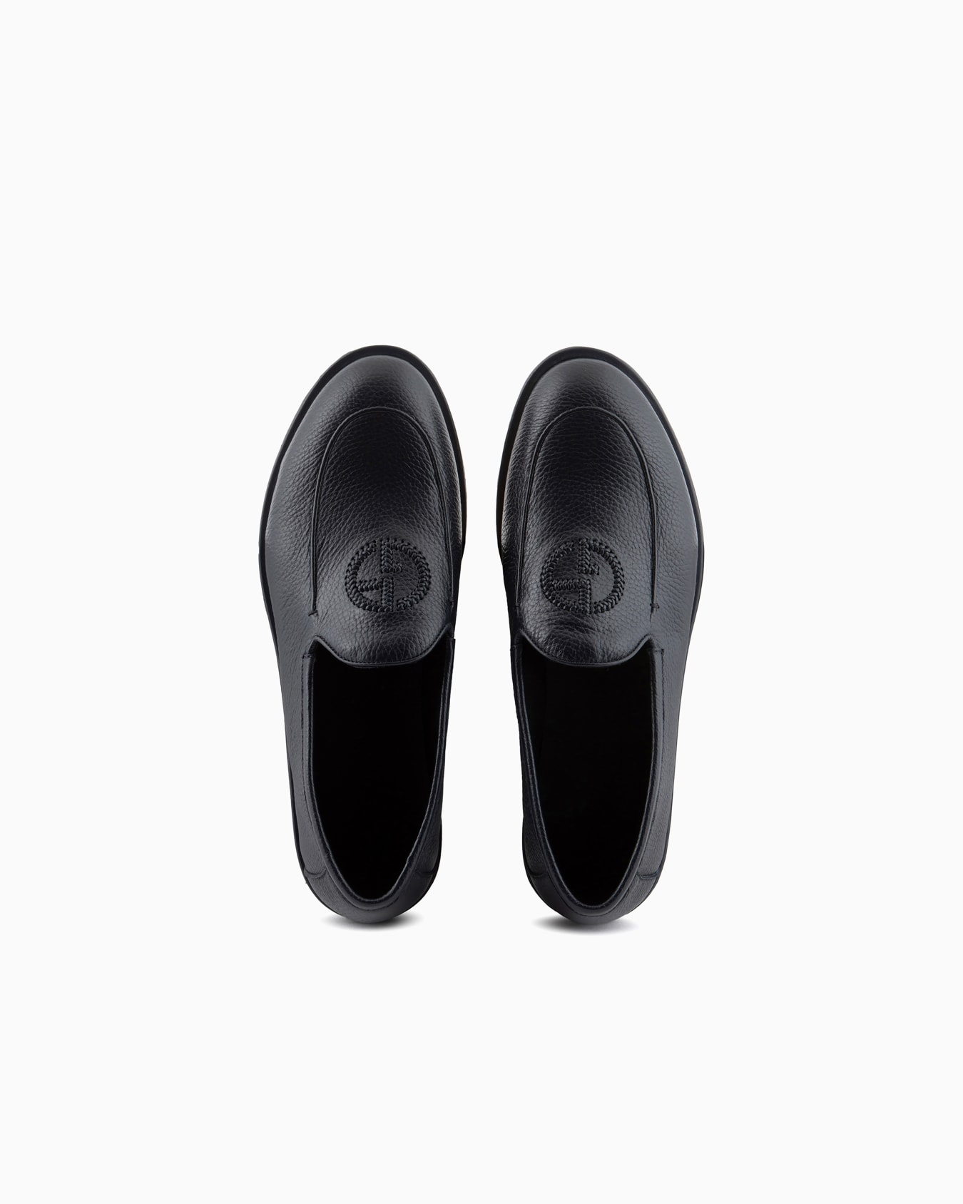 Mocassins en cerf avec logo brodé Diapositive 2
