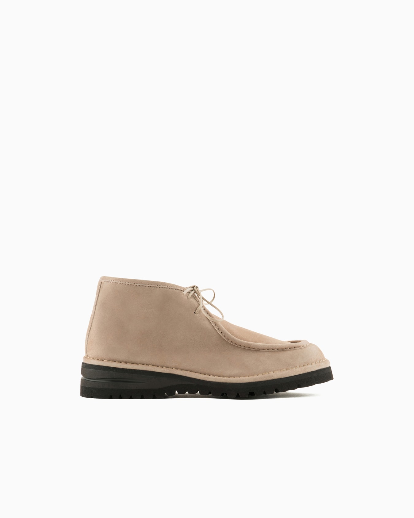 Bottines en cuir suédé Diapositive 0