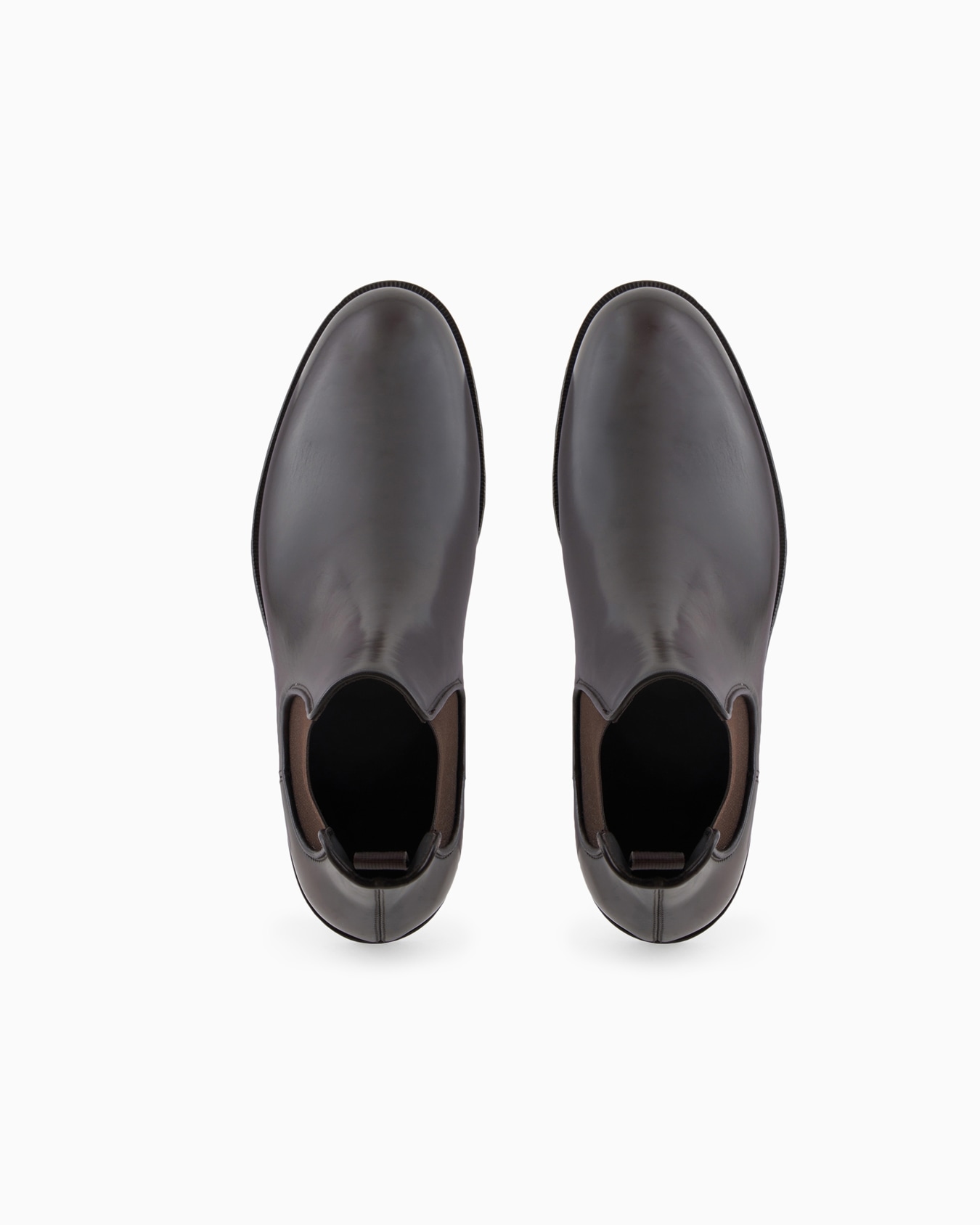 Antique-effect leather ankle boots Slide 2