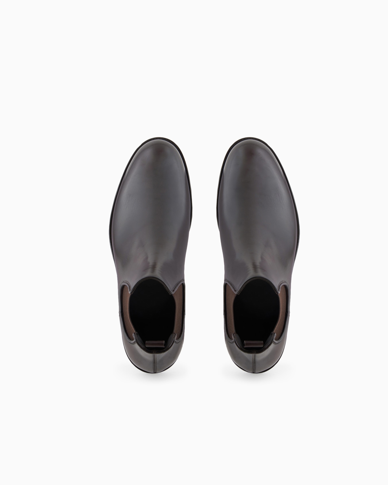 Antique-effect leather ankle boots Slide 2