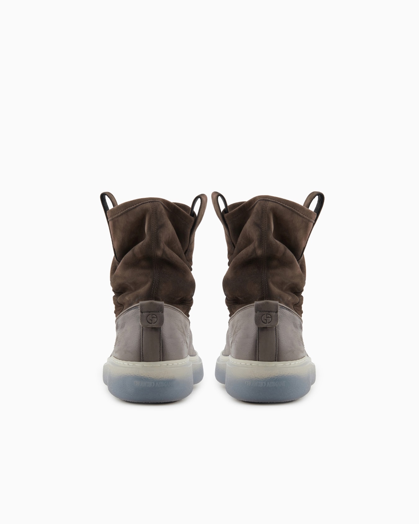 Stiefeletten aus Leder und Veloursleder Folie 3