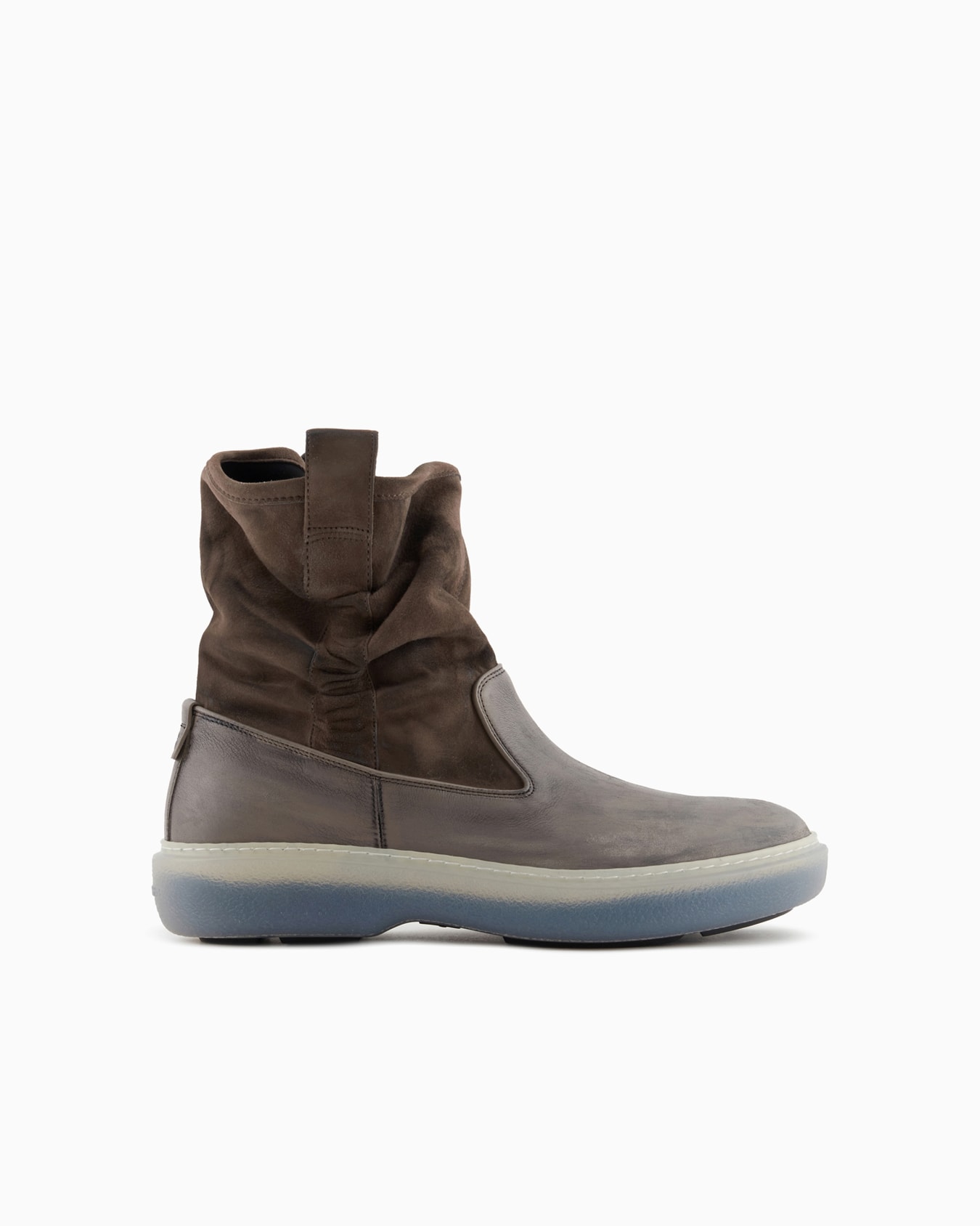Stiefeletten aus Leder und Veloursleder Folie 0