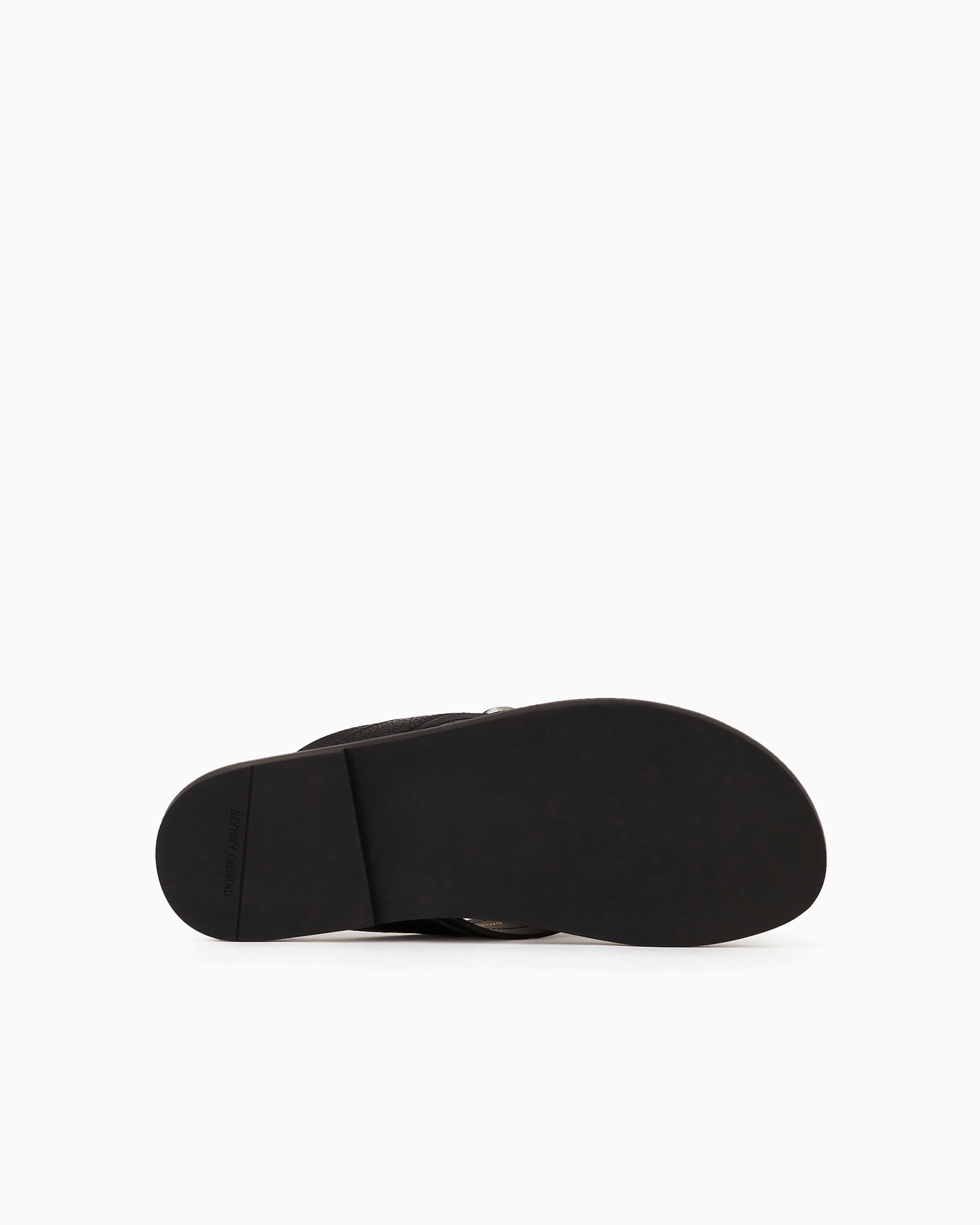 Pebbled-leather woven sandals Slide 4