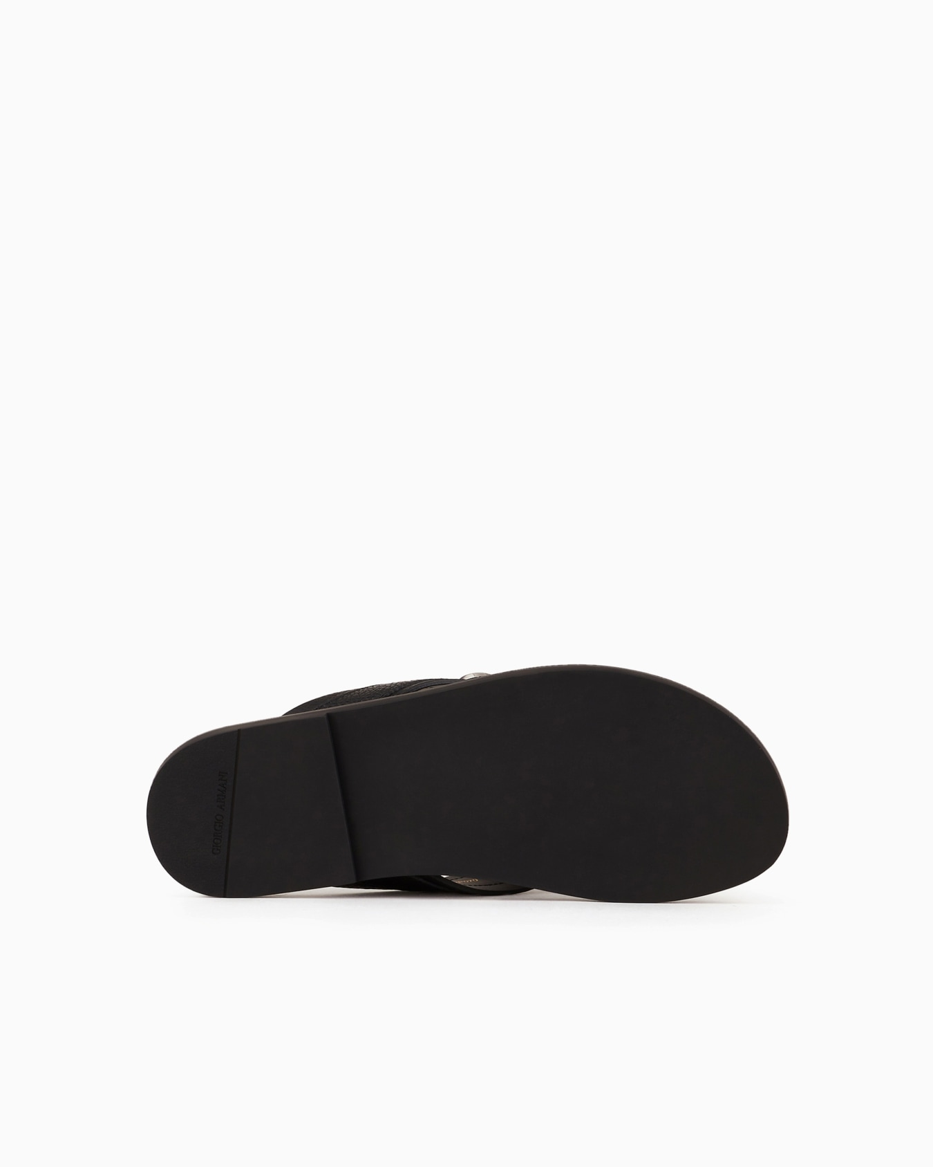 Pebbled-leather woven sandals Slide 4