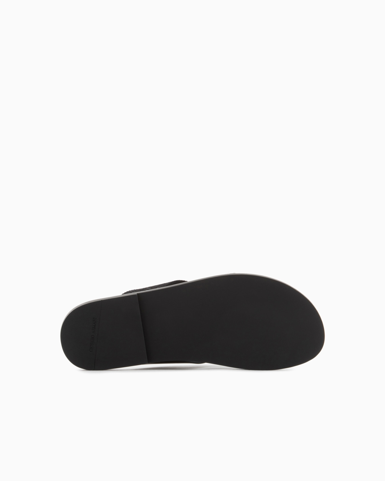 Leather cross sandals with two-toned tape Slide 5