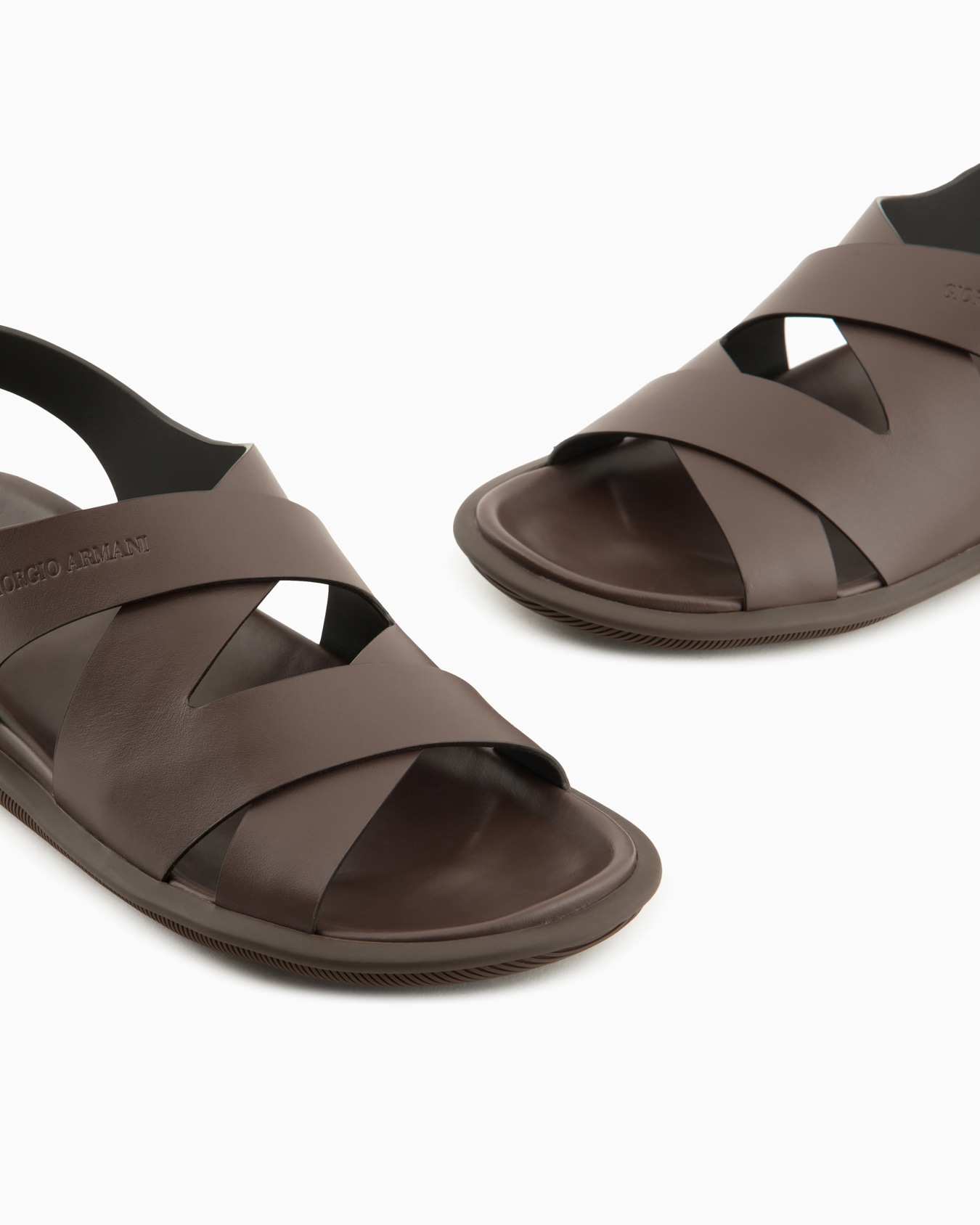Sandales torsadées en cuir Diapositive 4
