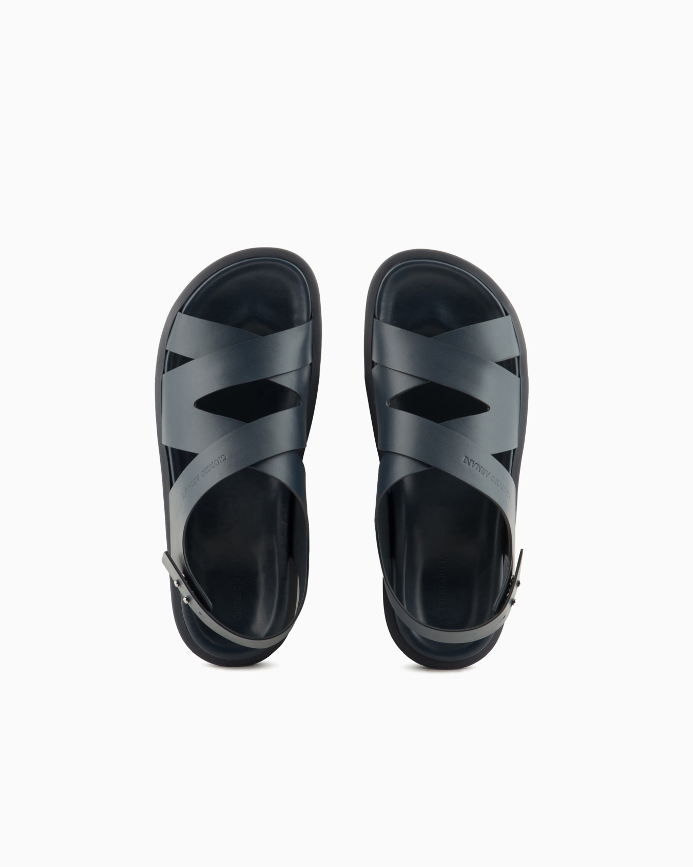 Leather woven sandals Slide 2