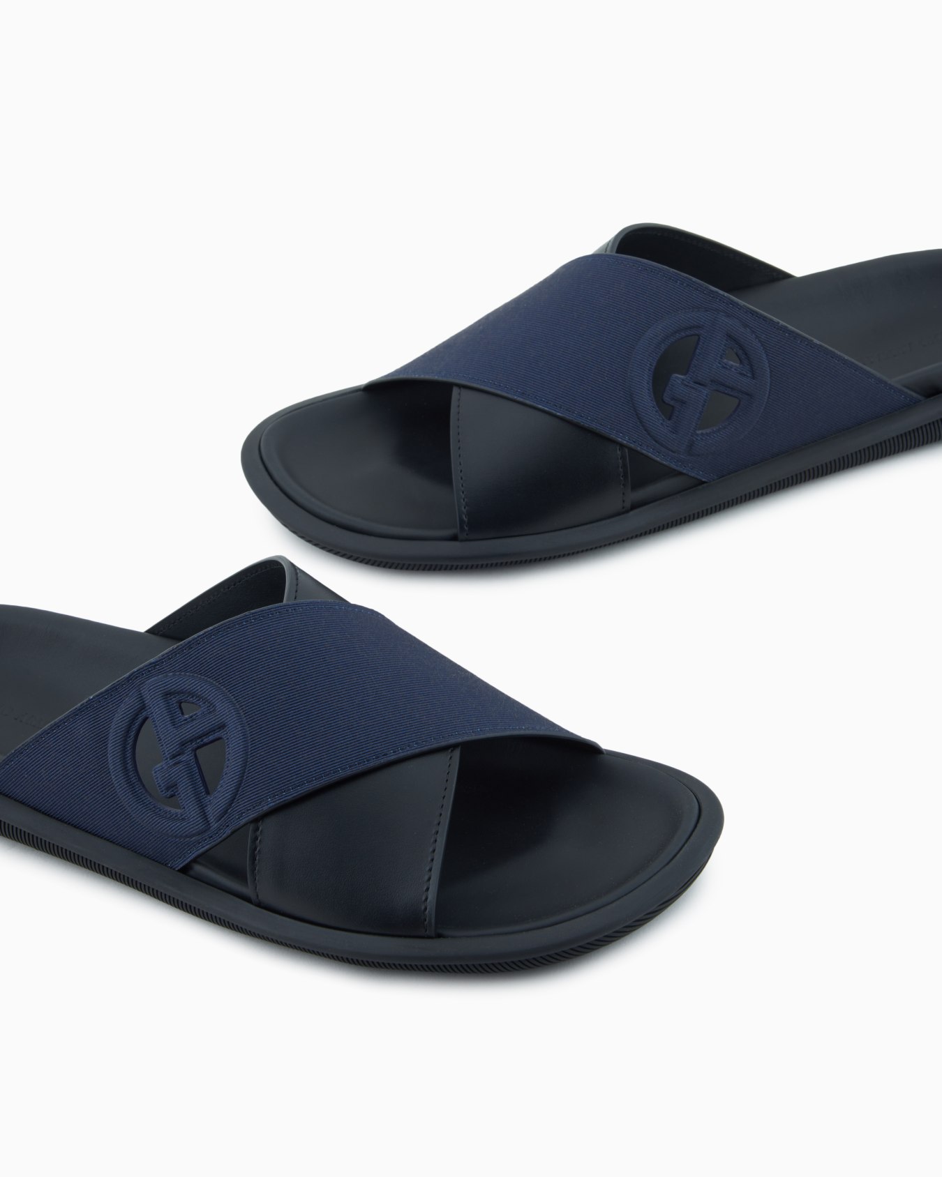 Sandales en cuir et gros-grain Diapositive 4