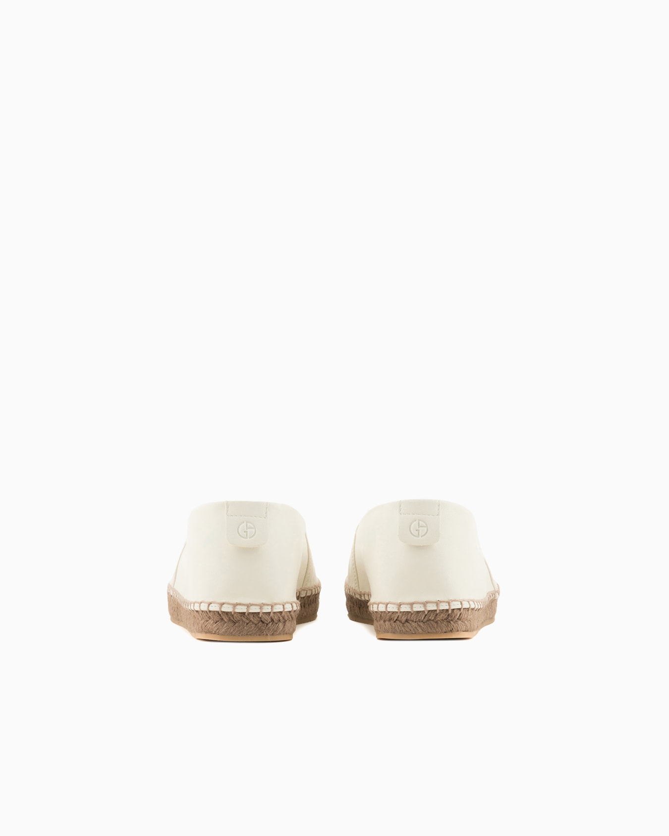 Nappa-leather espadrilles with logo Slide 3