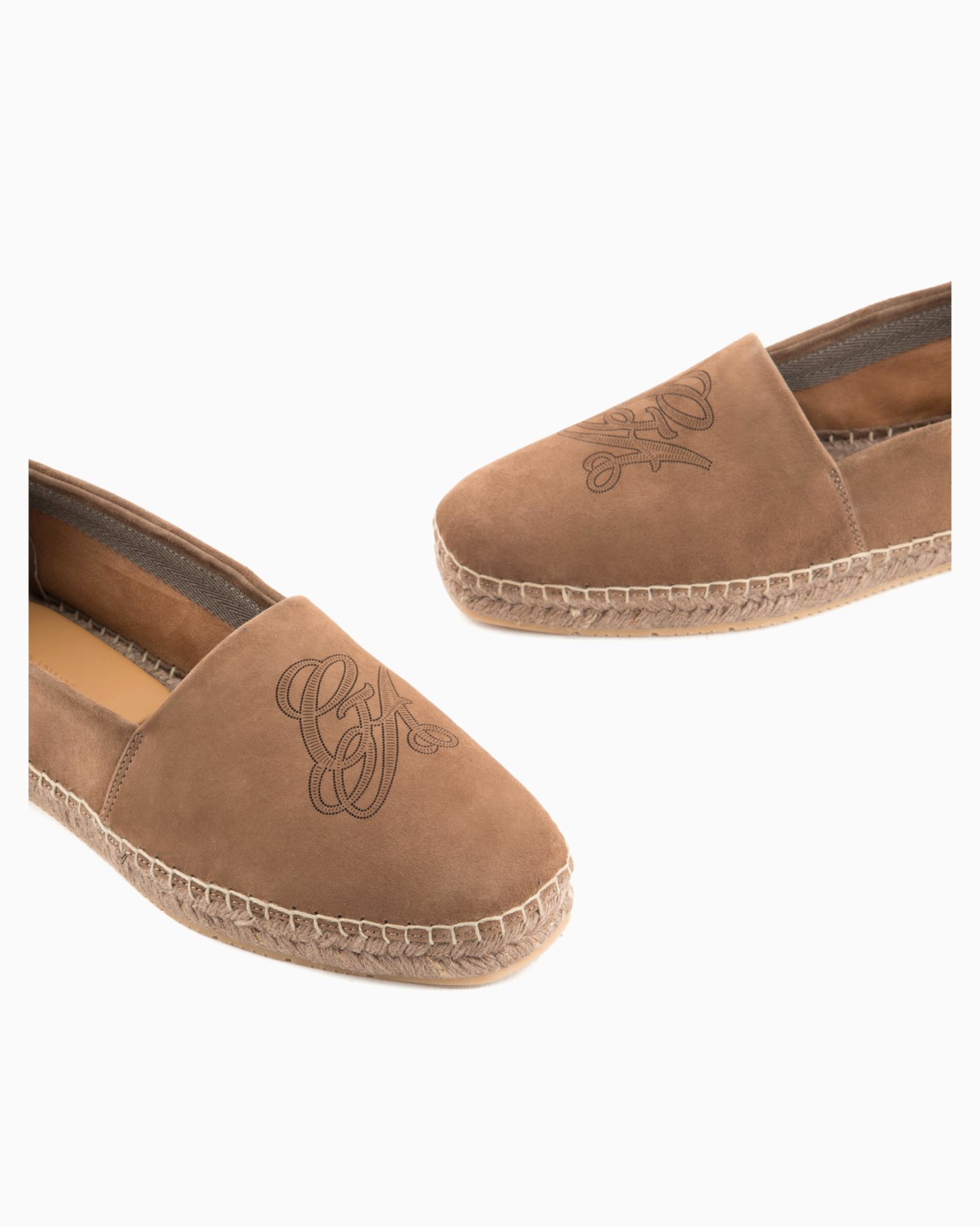 Suede espadrilles with logo Slide 4