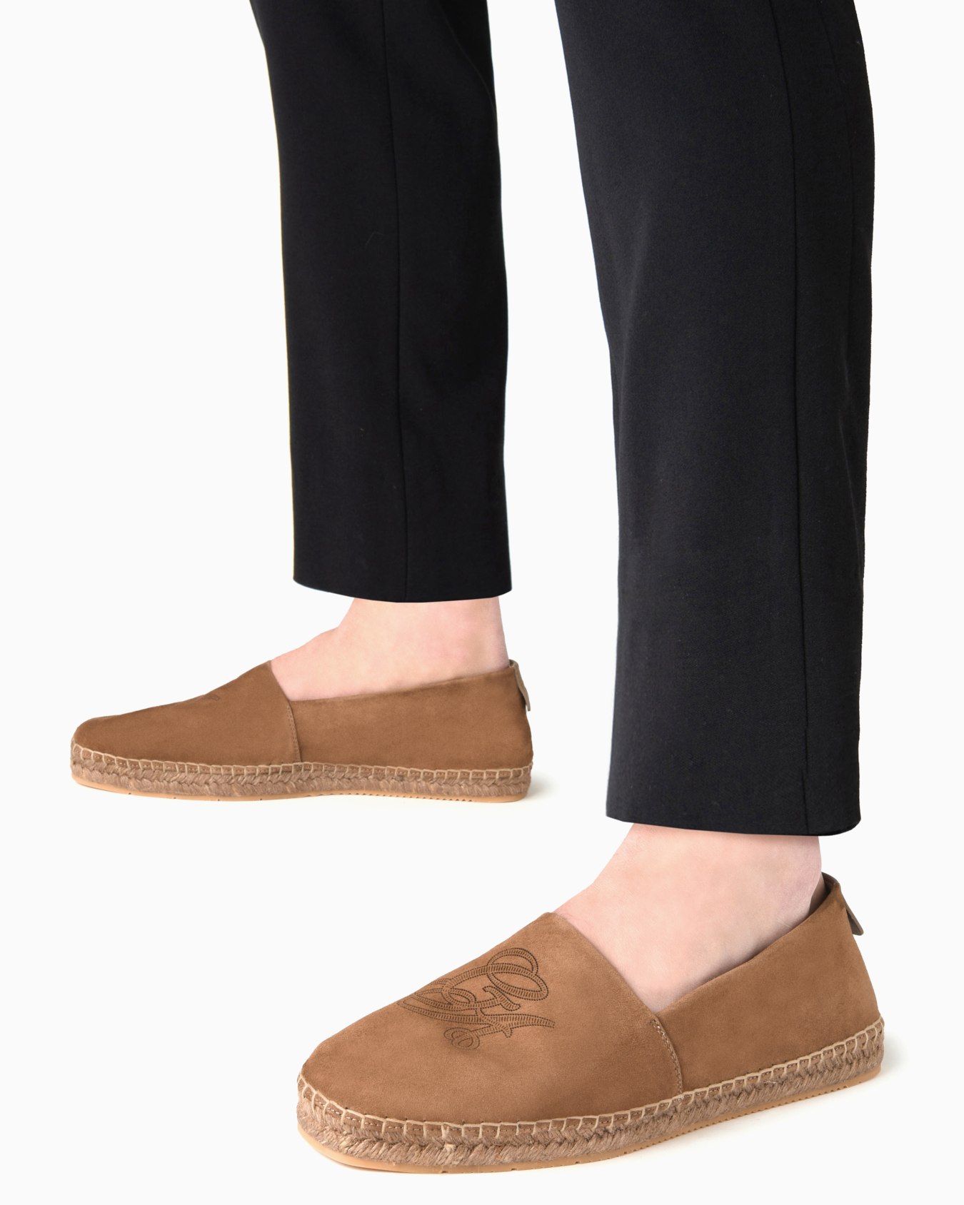 Suede espadrilles with logo Slide 6
