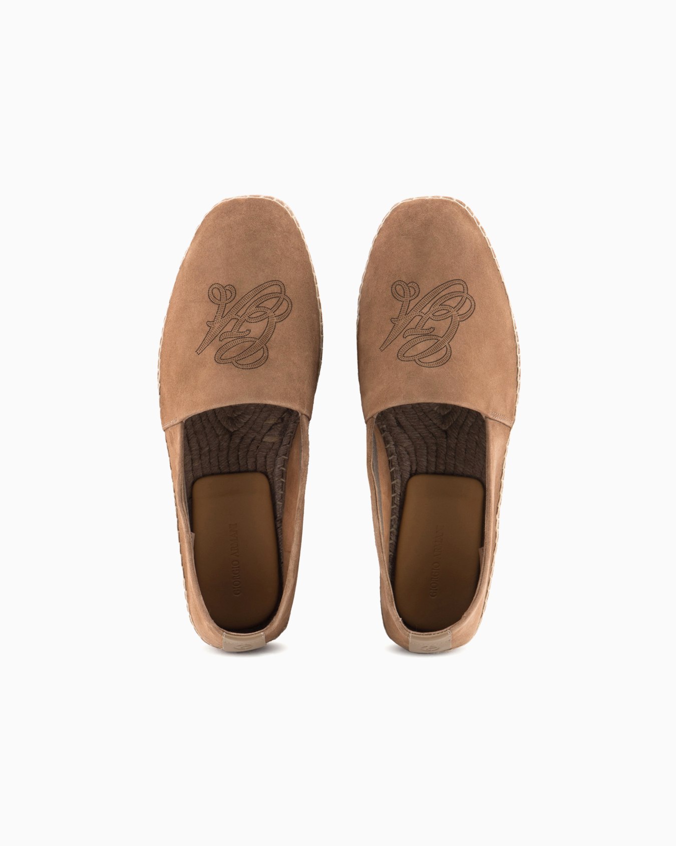 Suede espadrilles with logo Slide 2