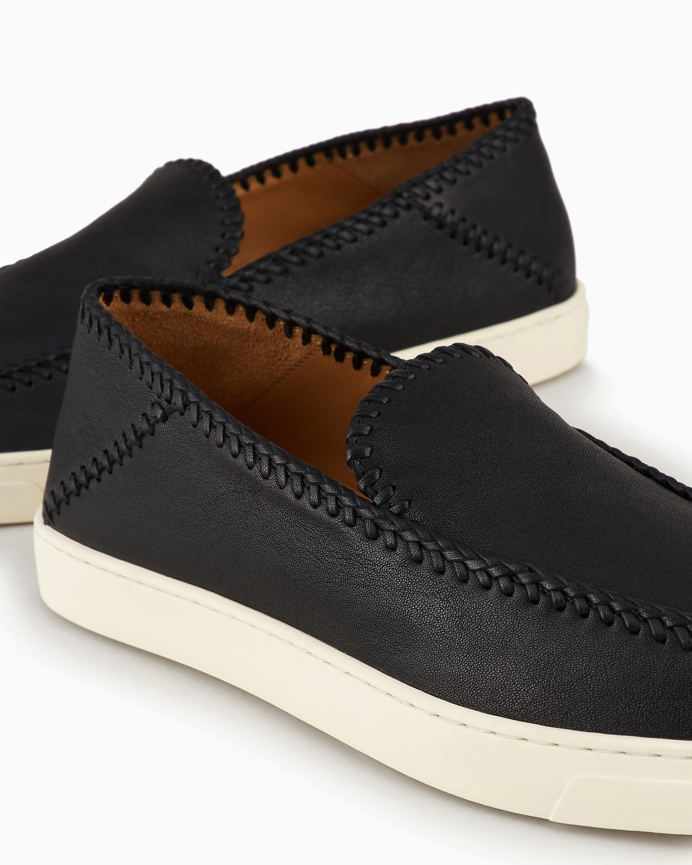 Galleria 3 nappa-leather slip-ons Slide 3