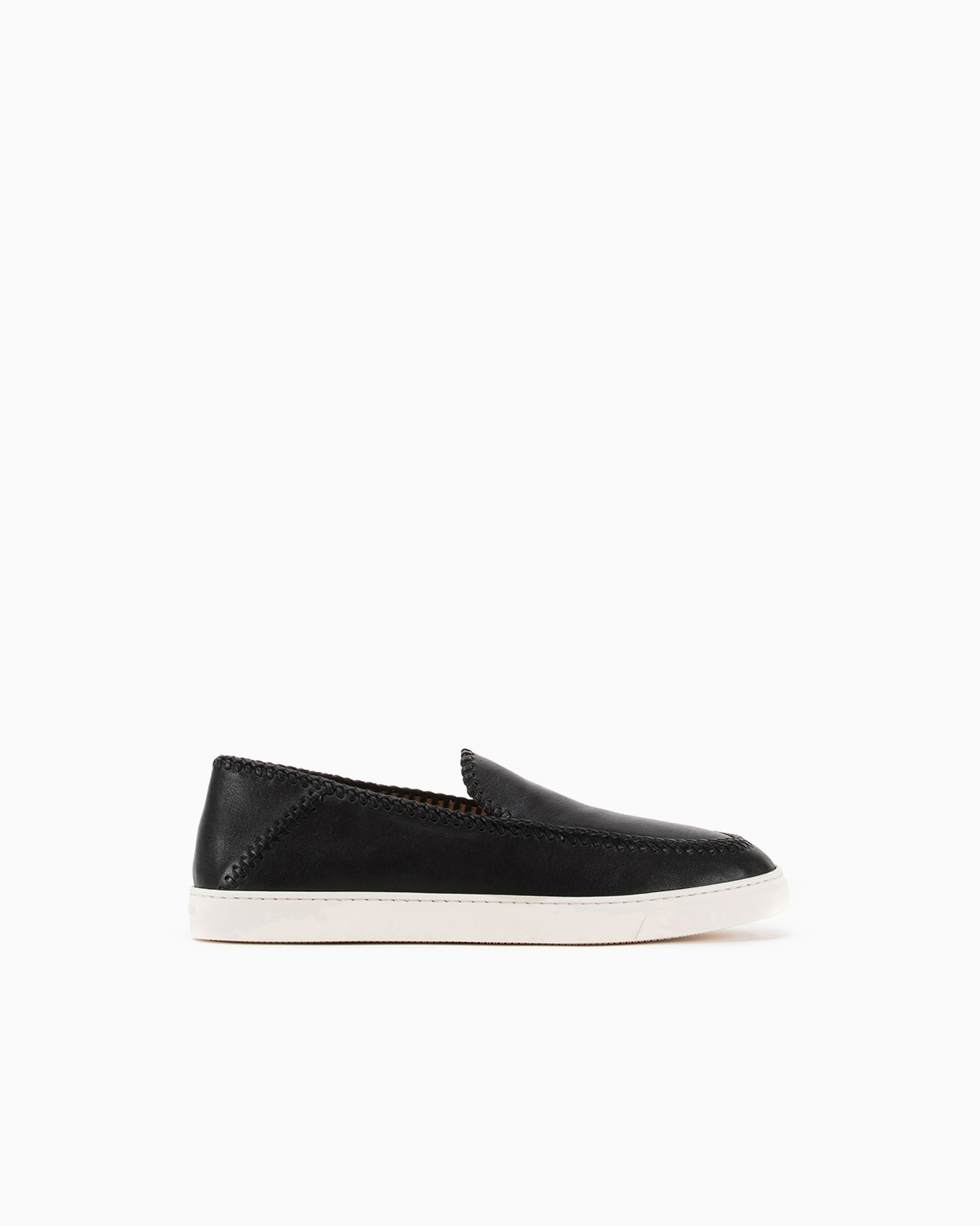 Galleria 3 nappa-leather slip-ons Slide 0