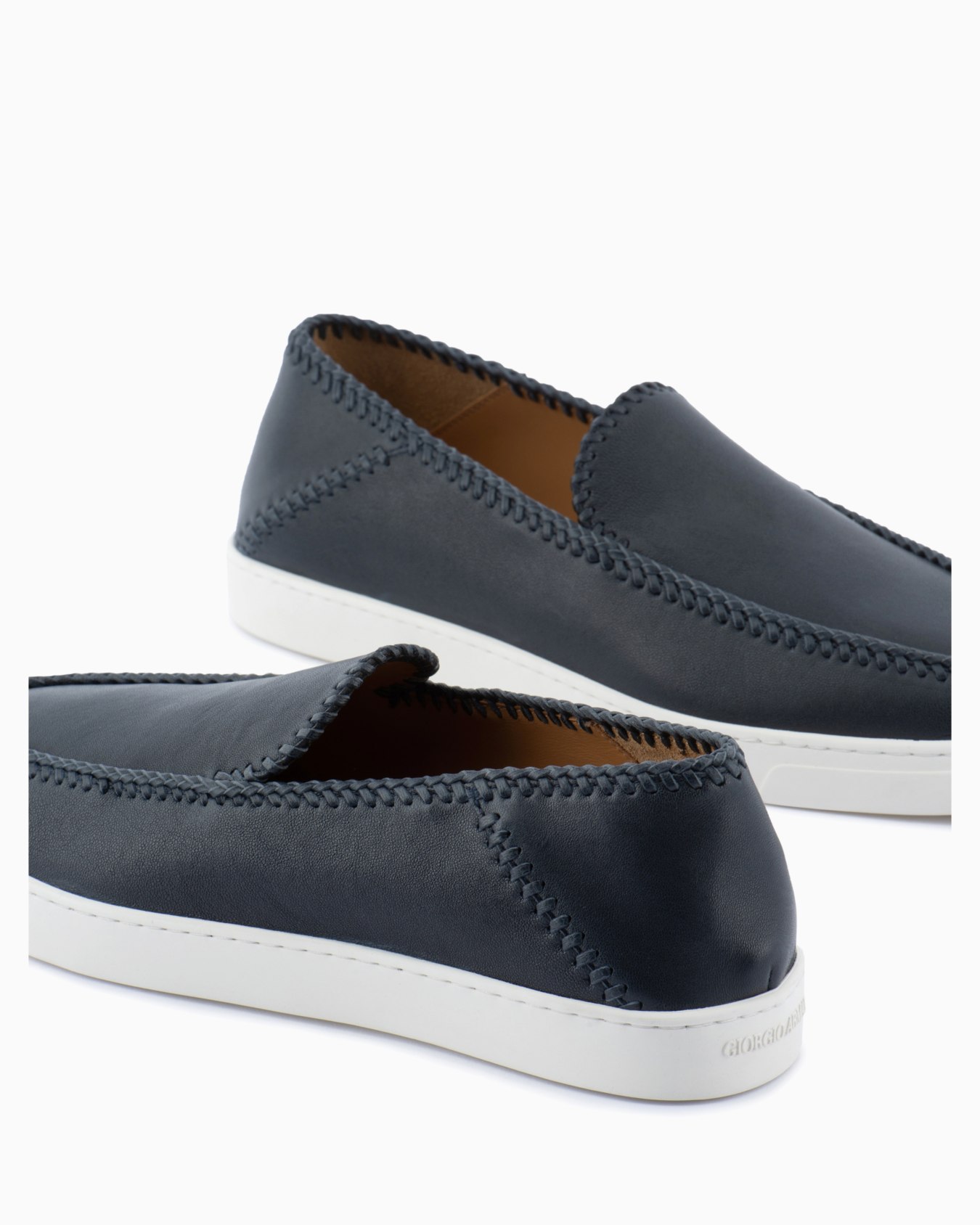 Galleria 3 nappa-leather slip-ons Slide 3