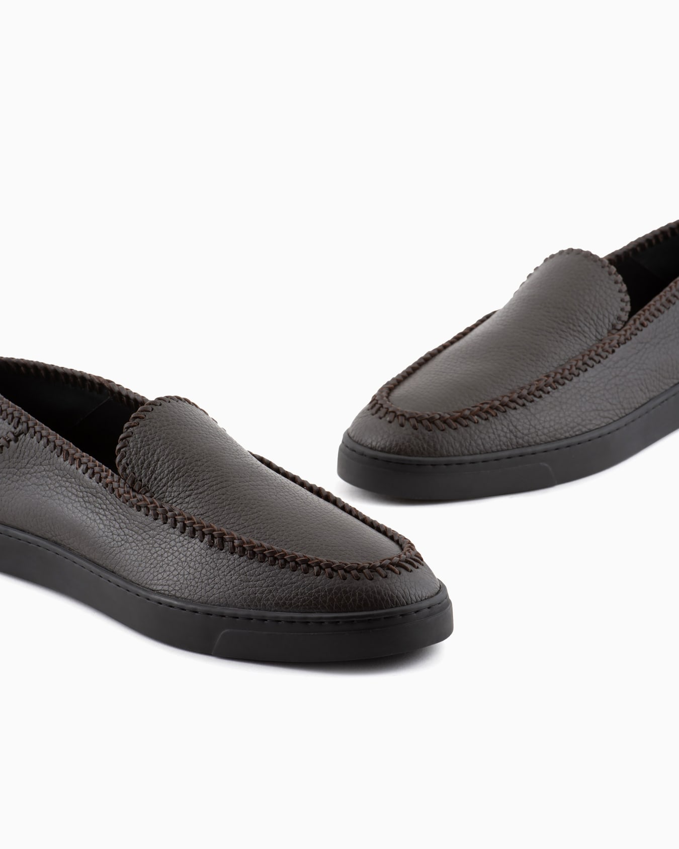 Galleria 3 Slip-on in cervo con infilature Slide 4