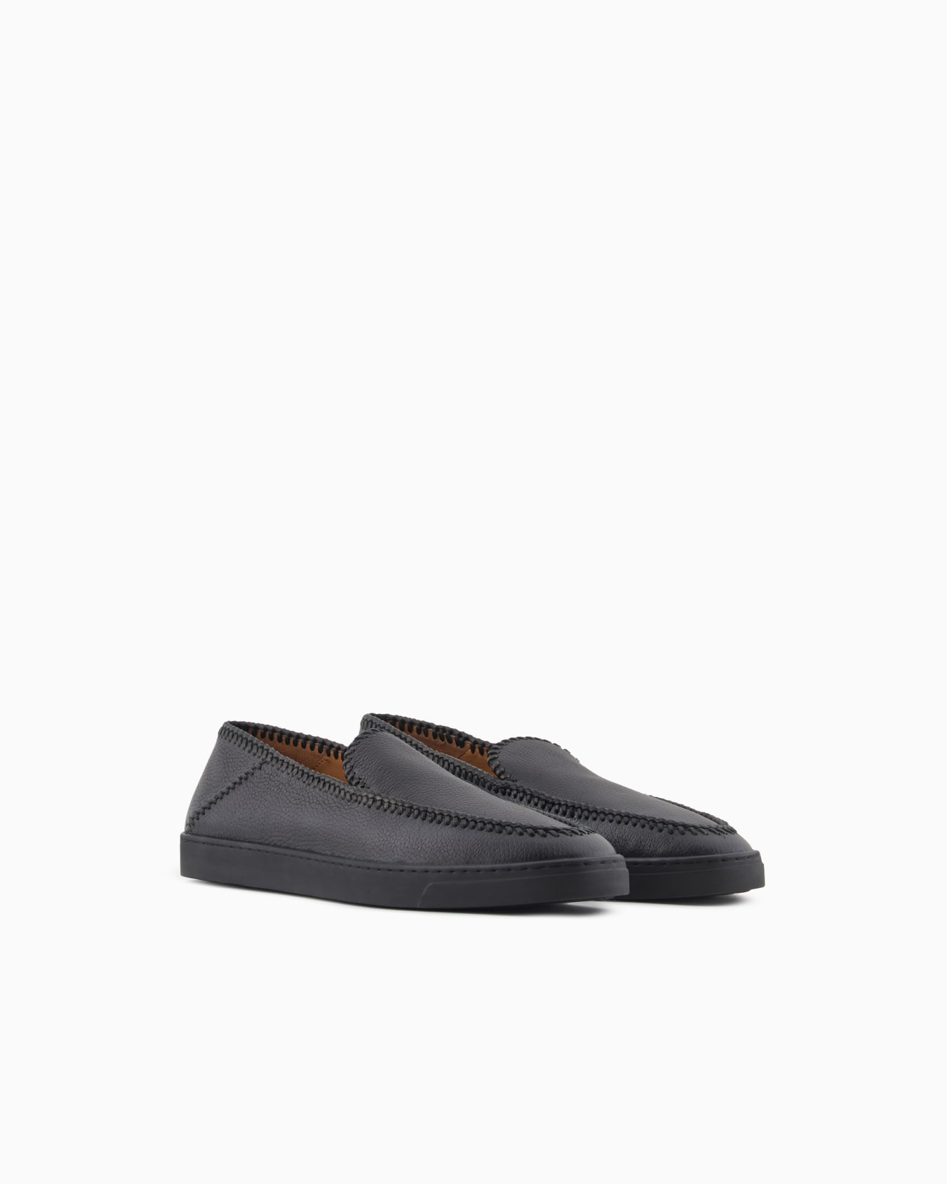Galleria 3 Slip-on in cervo con infilature Slide 1