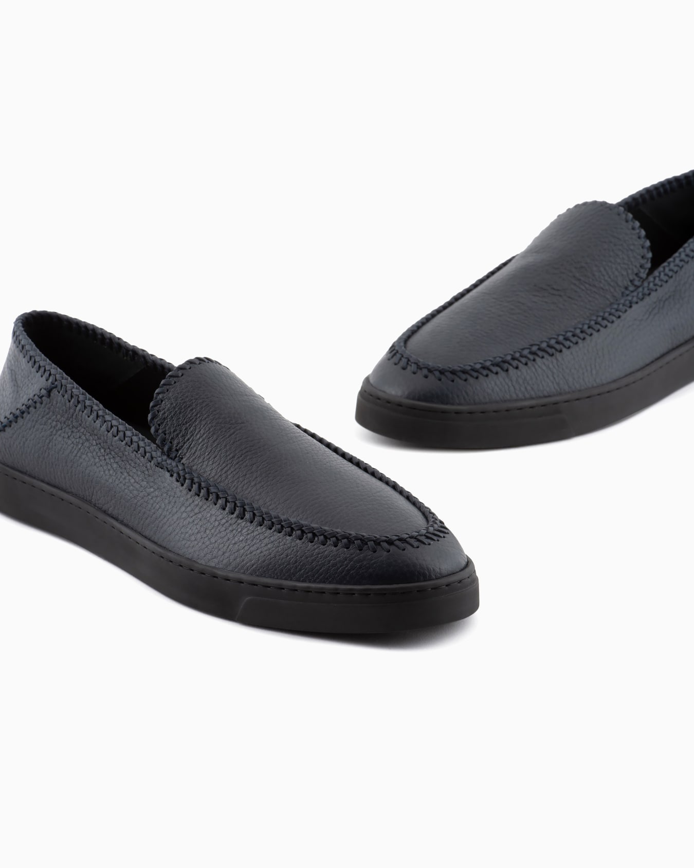Galleria 3 Slip-on in cervo con infilature Slide 4