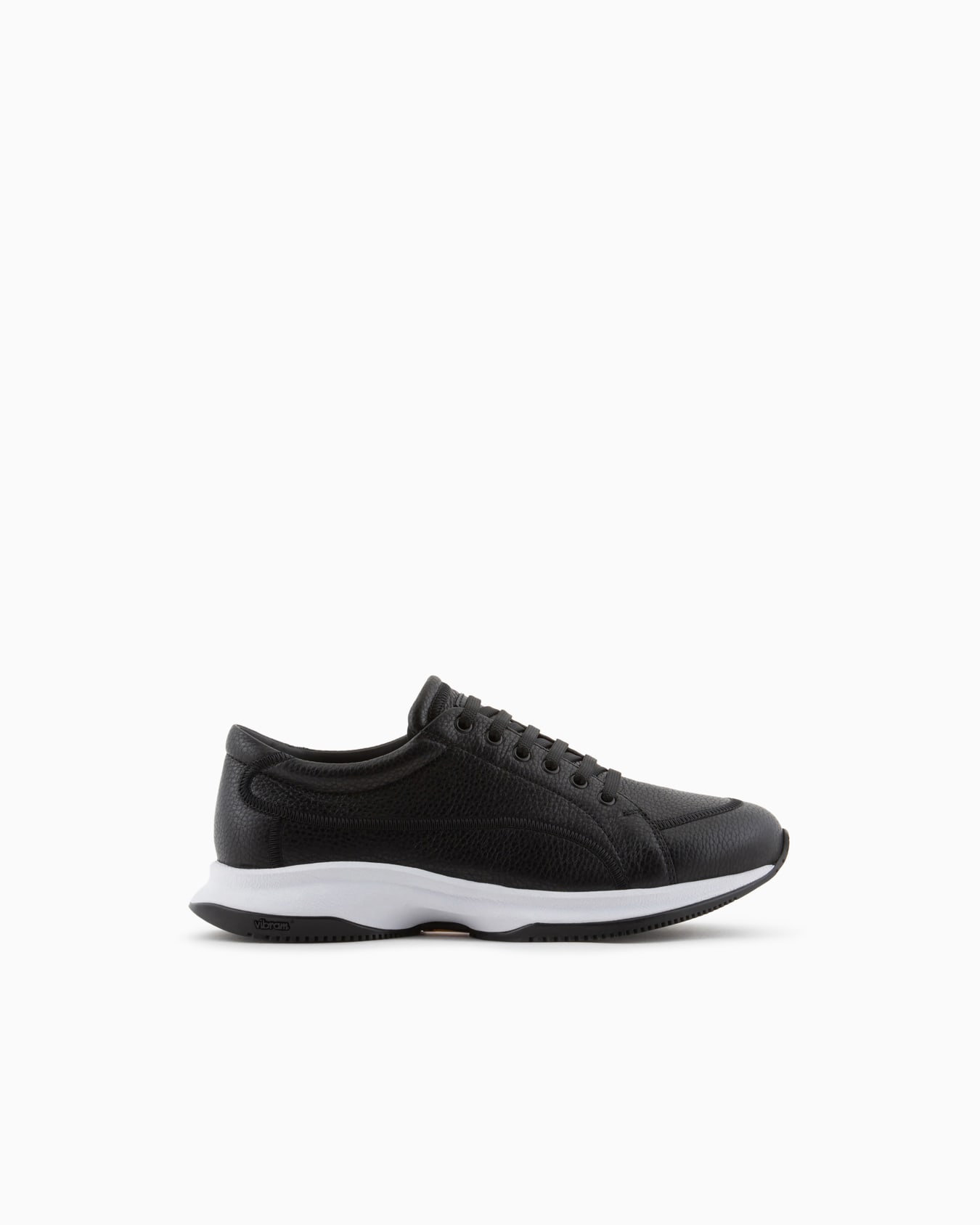 Deerskin and leather sneakers Slide 0