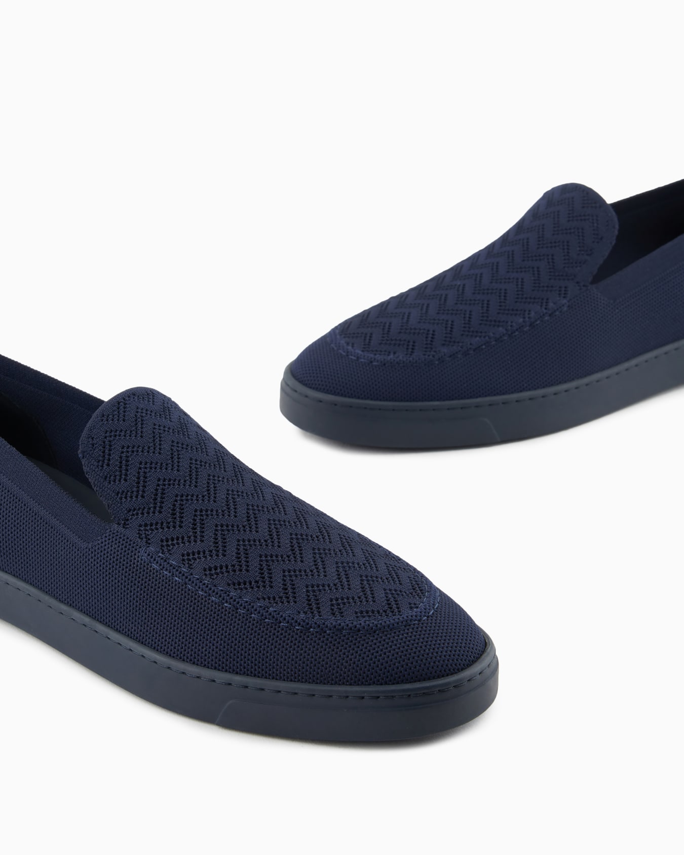 Zapatos sin cordones de tejido jacquard con motivo chevrón ASV Diapositiva 4