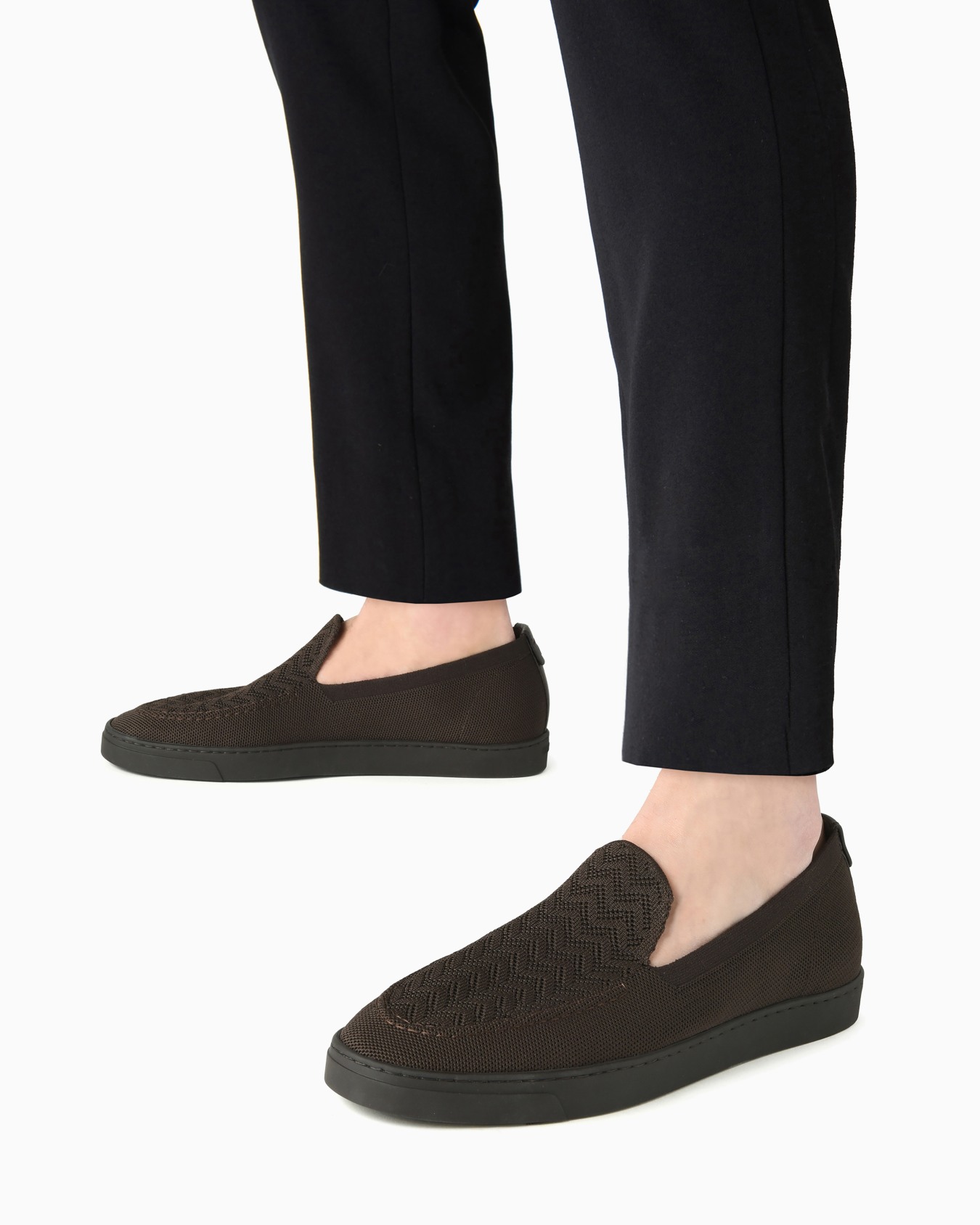 Chaussures à enfiler en tissu jacquard à chevron ASV Diapositive 6