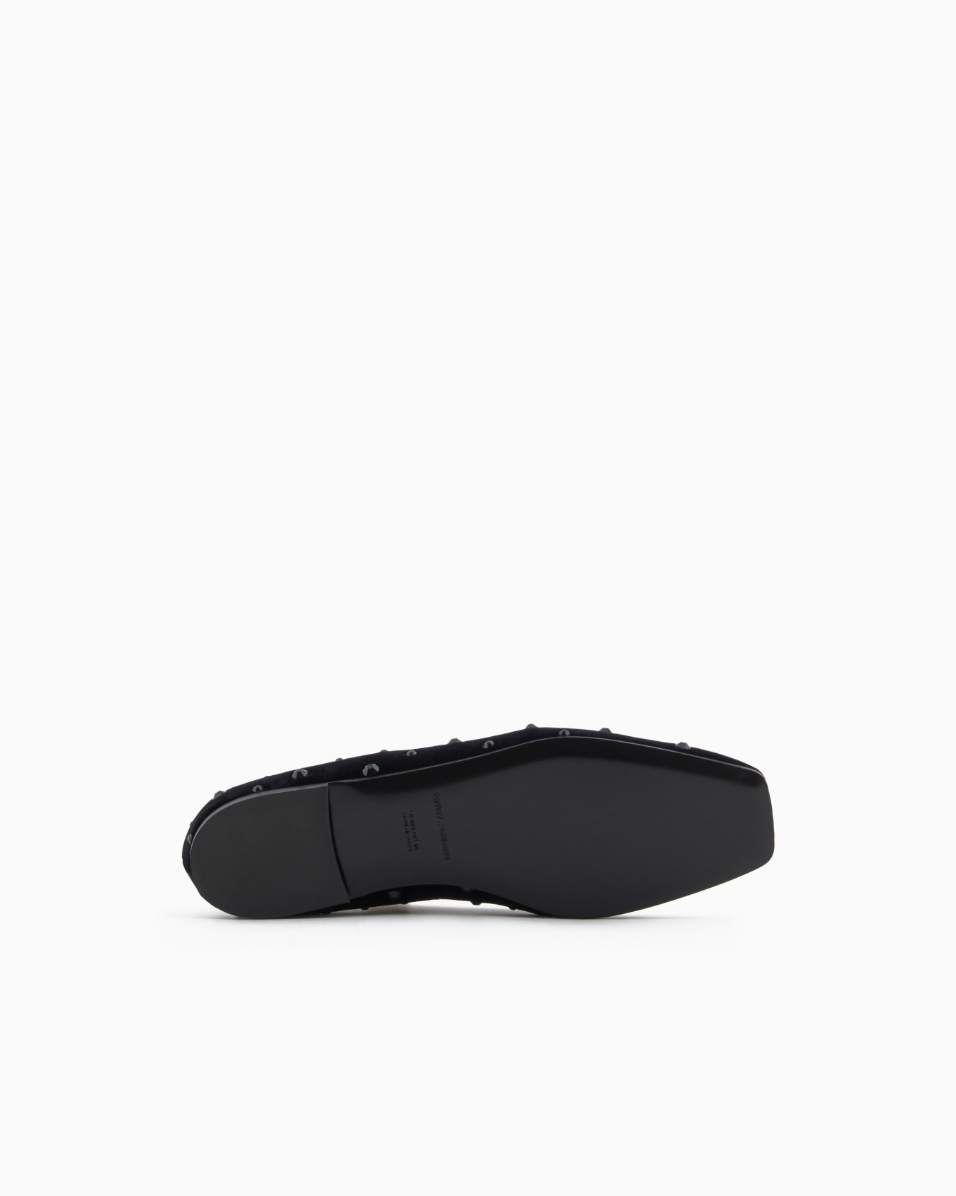 Samt-Pantolette mit Strass Folie 5