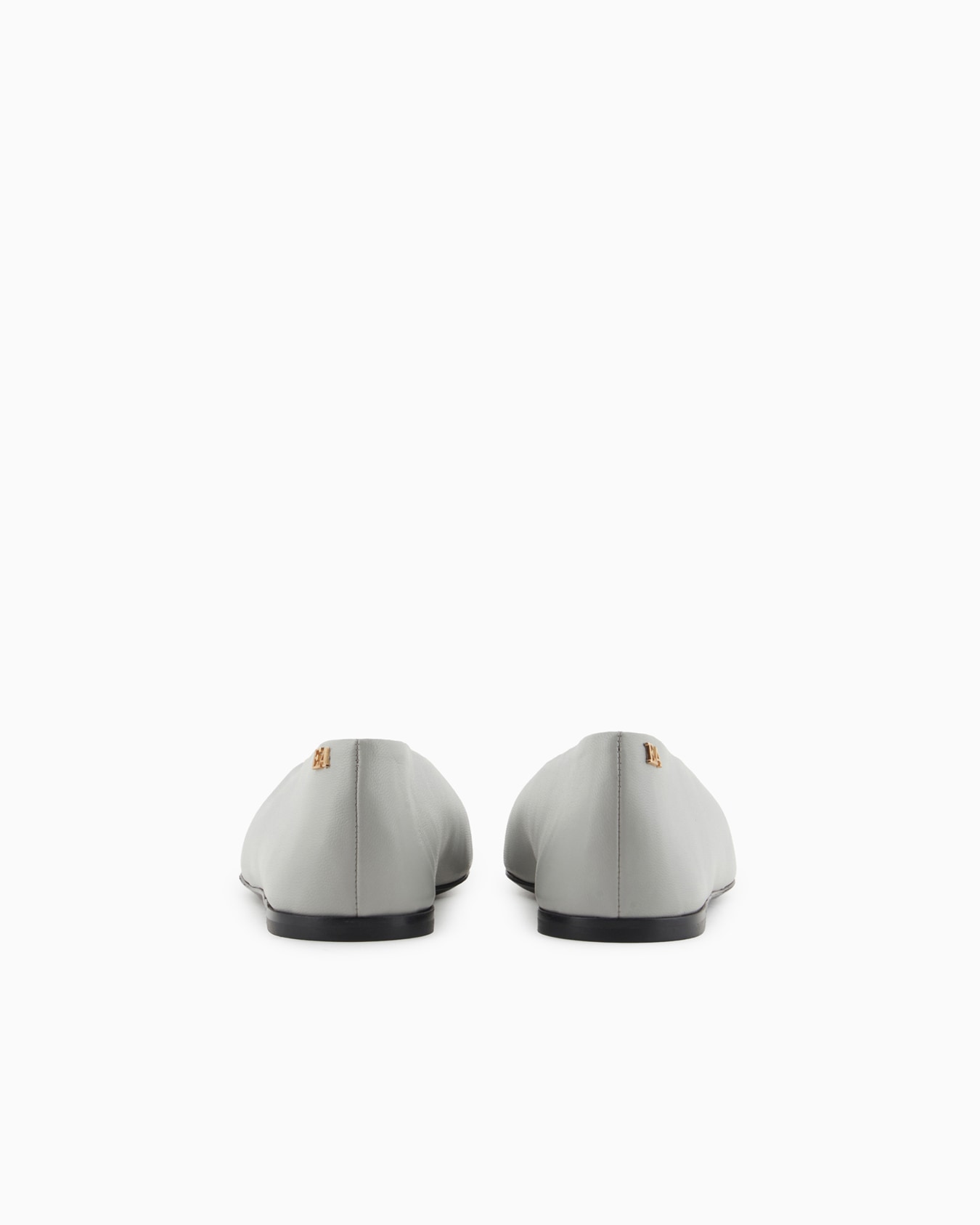 Nappa-leather square-toed ballerinas Slide 3