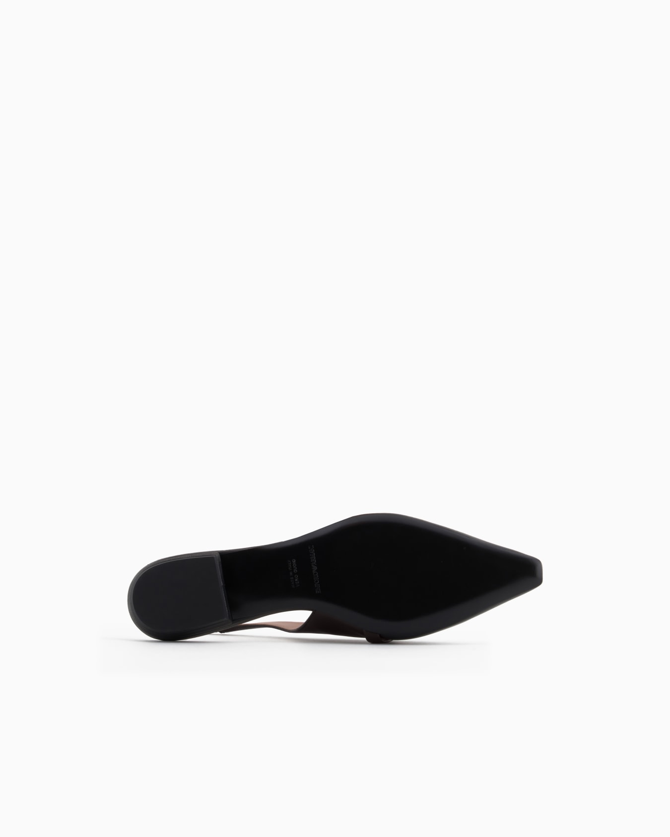 Nappa-leather slingback ballerinas with eagle plate Slide 5