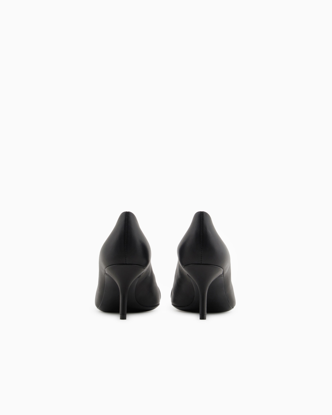 Nappa-leather court shoes with eagle plate Slide 3