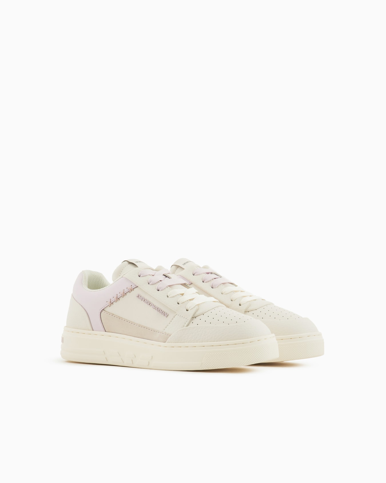 ASV regenerated-leather sneakers with contrasting details Slide 1