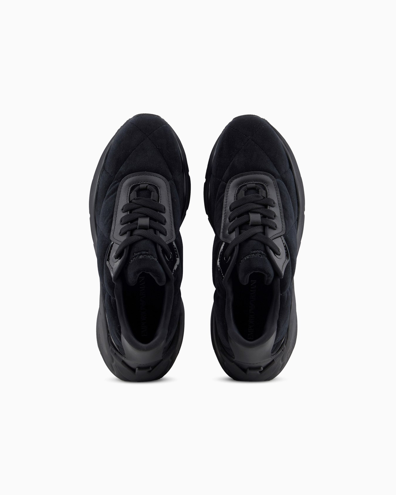 Deportivas de terciopelo con maxisuela Diapositiva 2