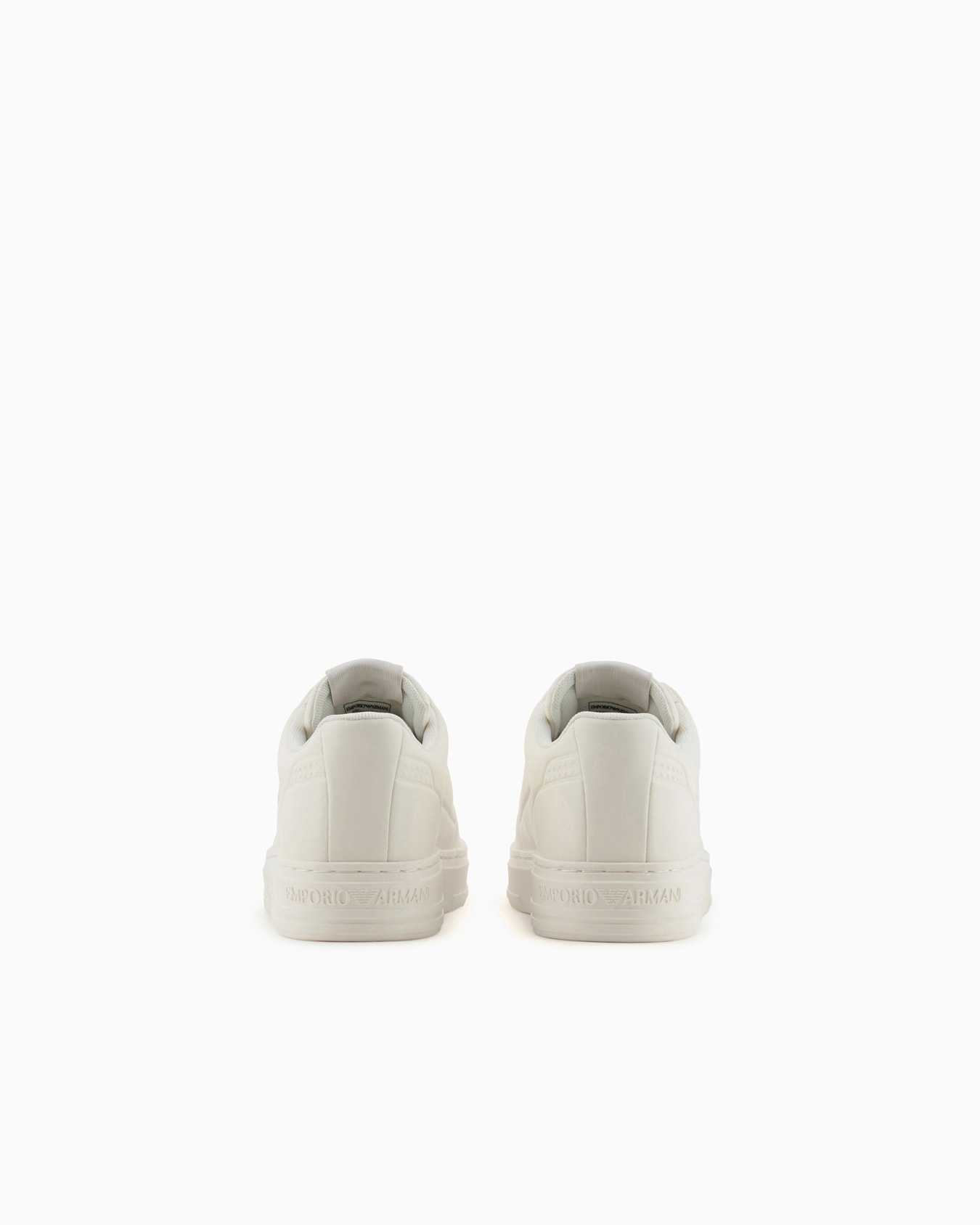 Leather sneakers with thermoformed details Slide 3